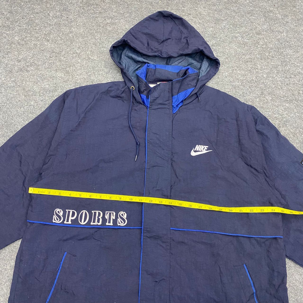 Nike 💥Best Offer💥Vintage 90s Nike Sport Windbreaker Hoodies Size US XXL / EU 58 / 5 - 5 Thumbnail