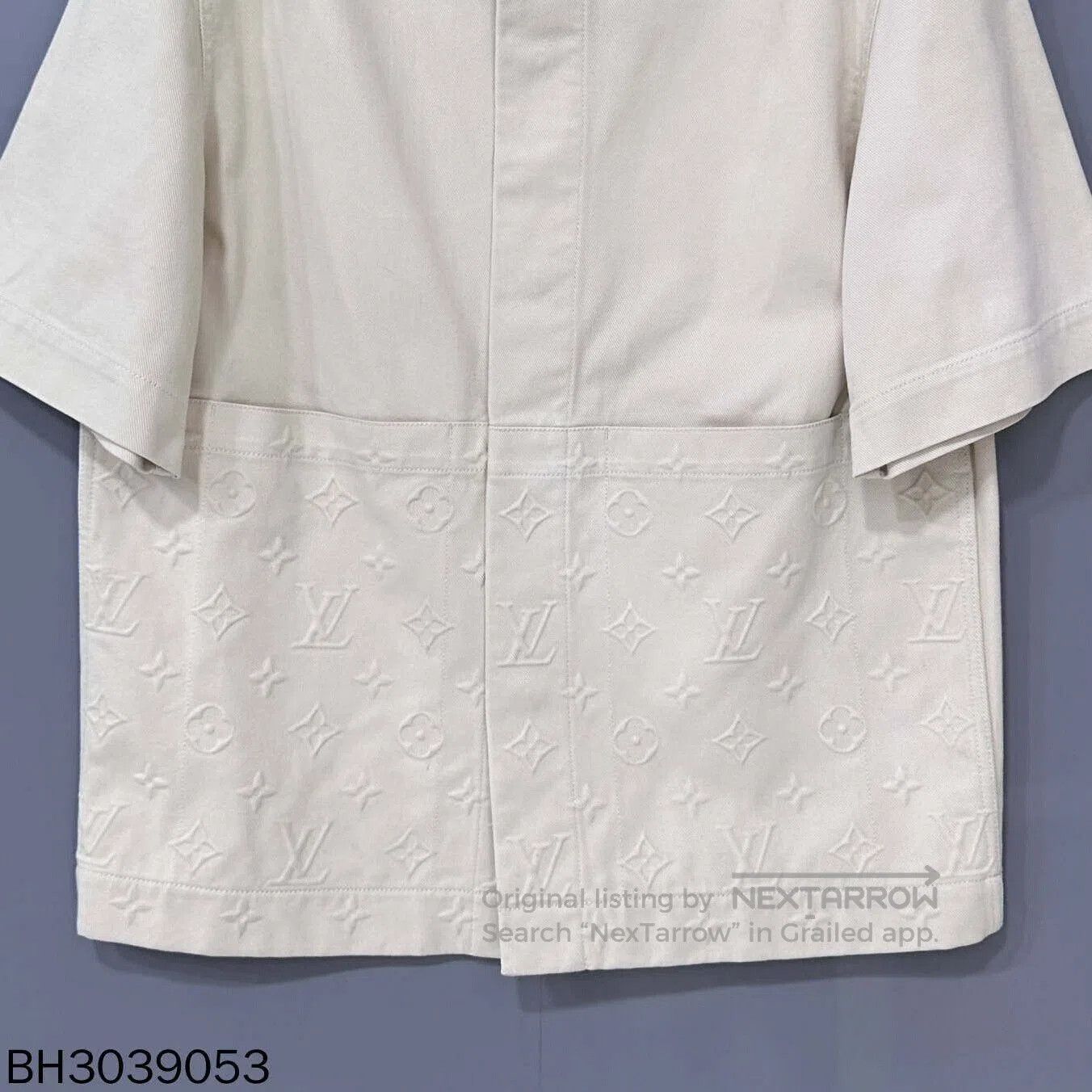Louis Vuitton embossed logo denim shirt jacket by Louis Vuitton. Size US XS / EU 42 / 0 - 3 Thumbnail