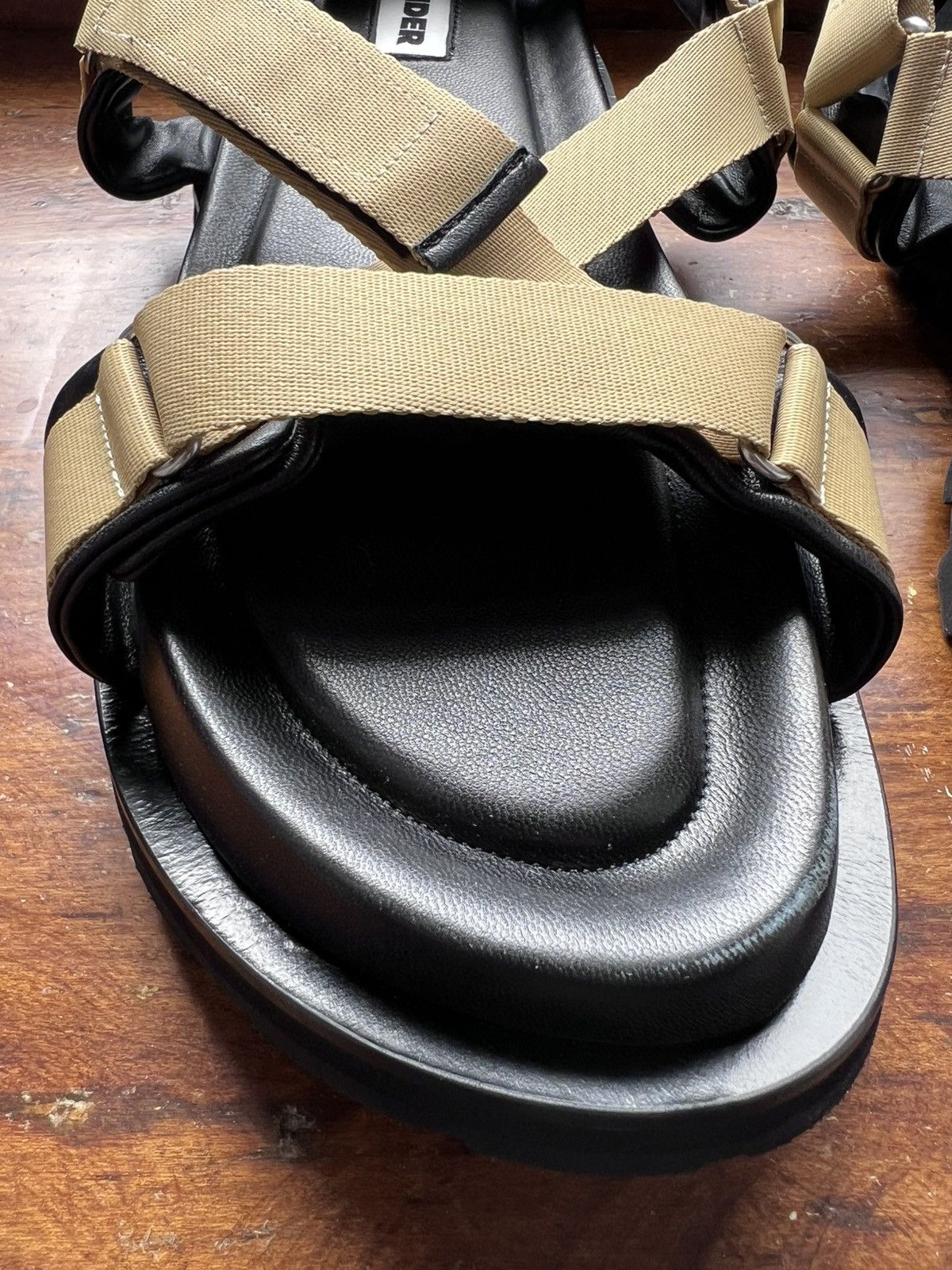 Jil Sander $1.3k nylon, leather sandals with tread sole, EU42, Italy Size US 9 / EU 42 - 2 Thumbnail