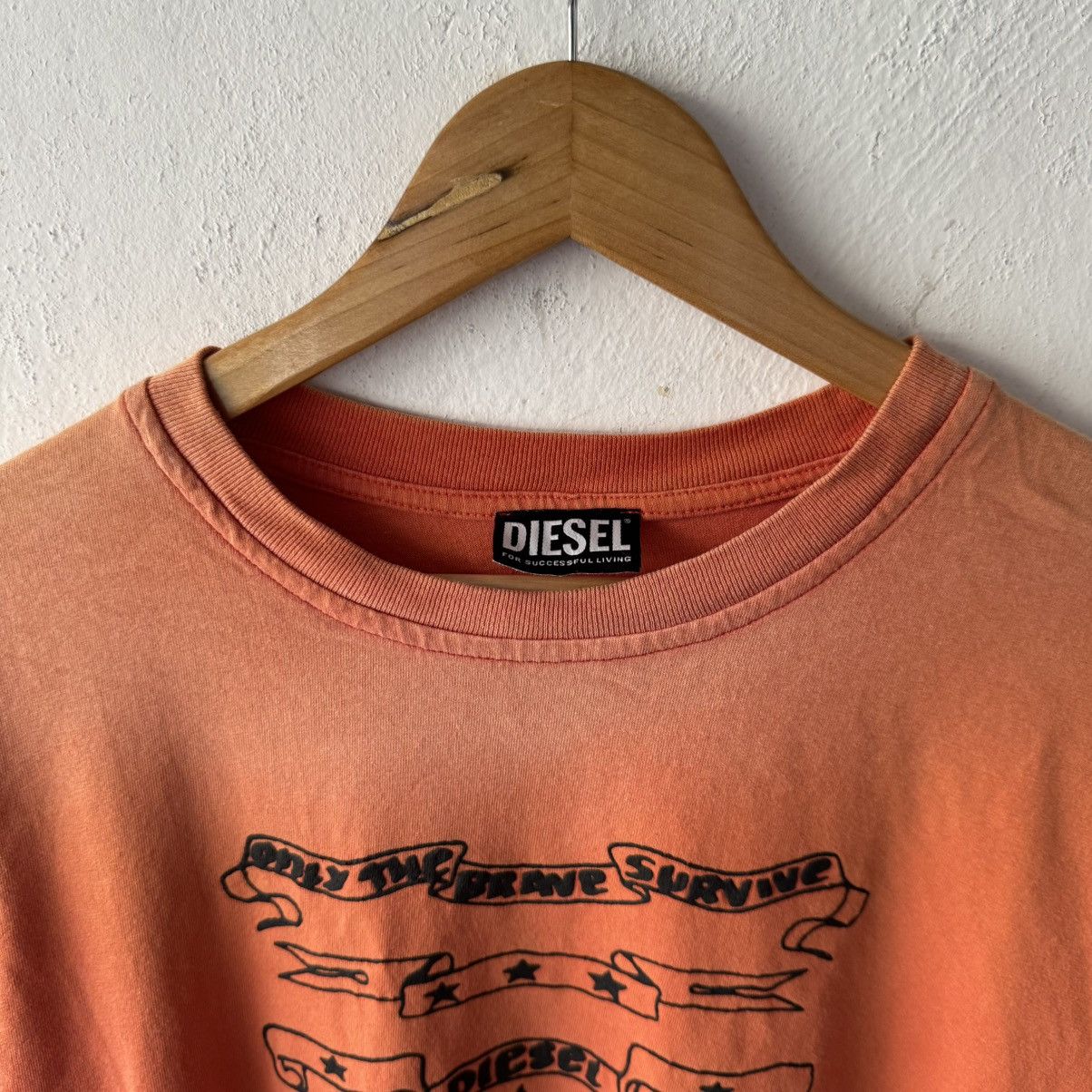 If Six Was Nine Diesel T-Just Long Sleeve Chrome Shirt Size US L / EU 52-54 / 3 - 6 Thumbnail