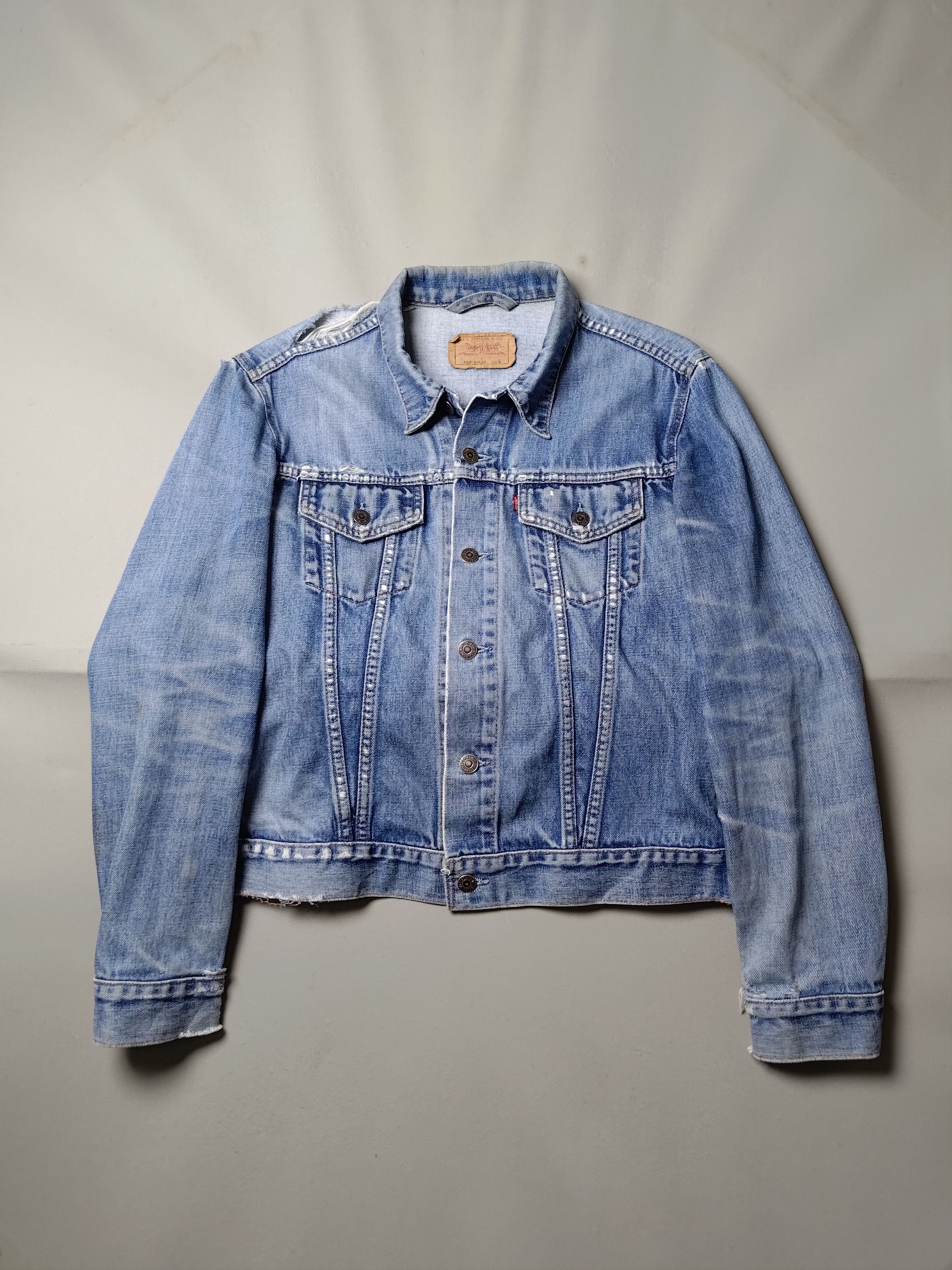 Levi's Vintage Levi's Denim Trucker Jacket Size S / US 4 / IT 40 - 1 Thumbnail