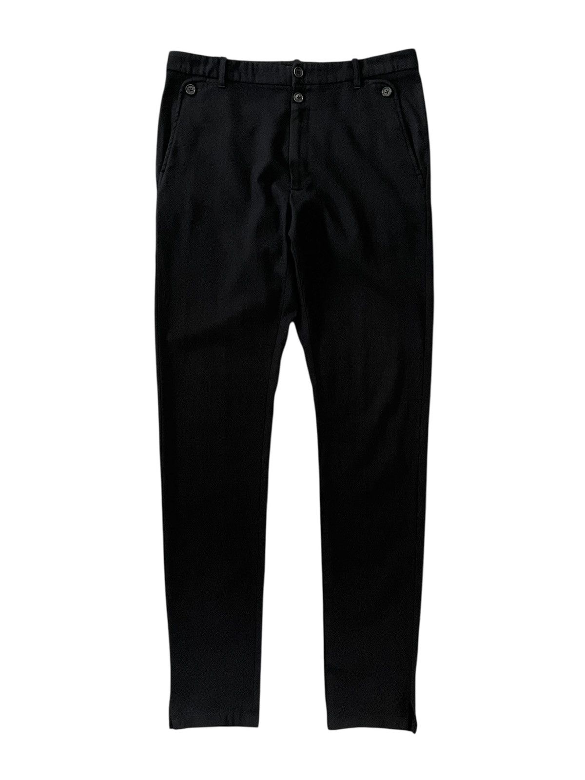 Ann Demeulemeester Ann Demeulemeester Button Slim Wool Casual Pants Size US 34 / EU 50 - 1 Thumbnail