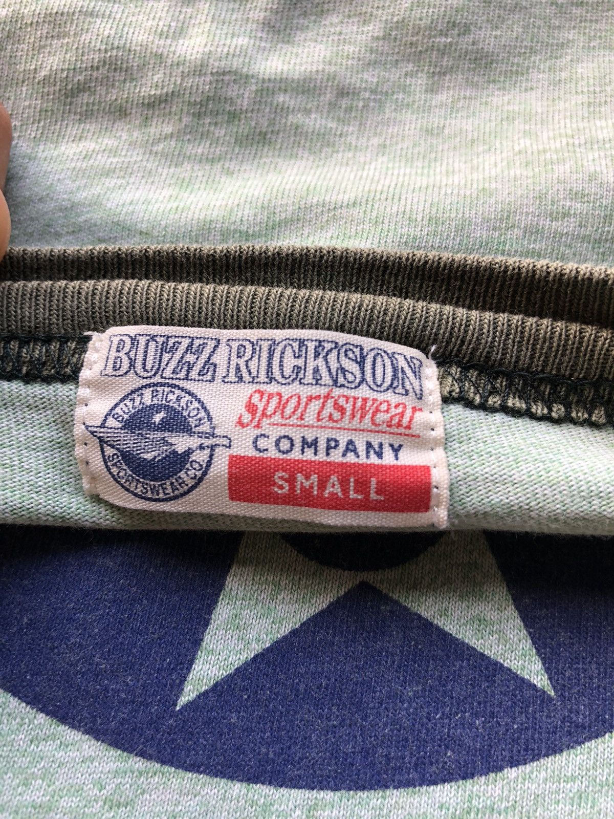 Buzz Rickson's Vintage 80’s U.S Air Force Texas Toyo Interprise Ringer Tee Size US S / EU 44-46 / 1 - 12 Thumbnail