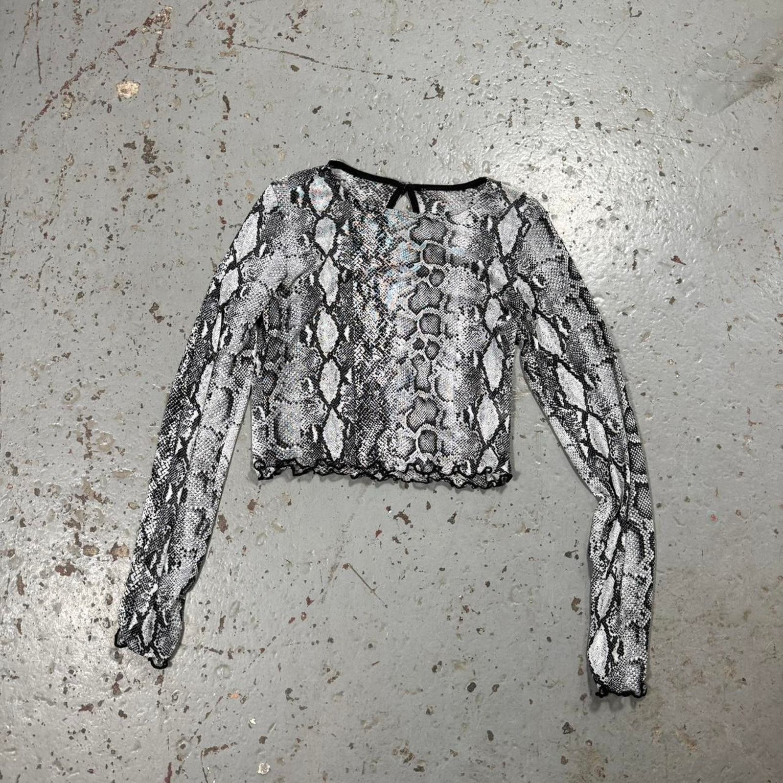 Other Snake skin mesh top Size XS / US 0-2 / IT 36-38 - 3 Thumbnail