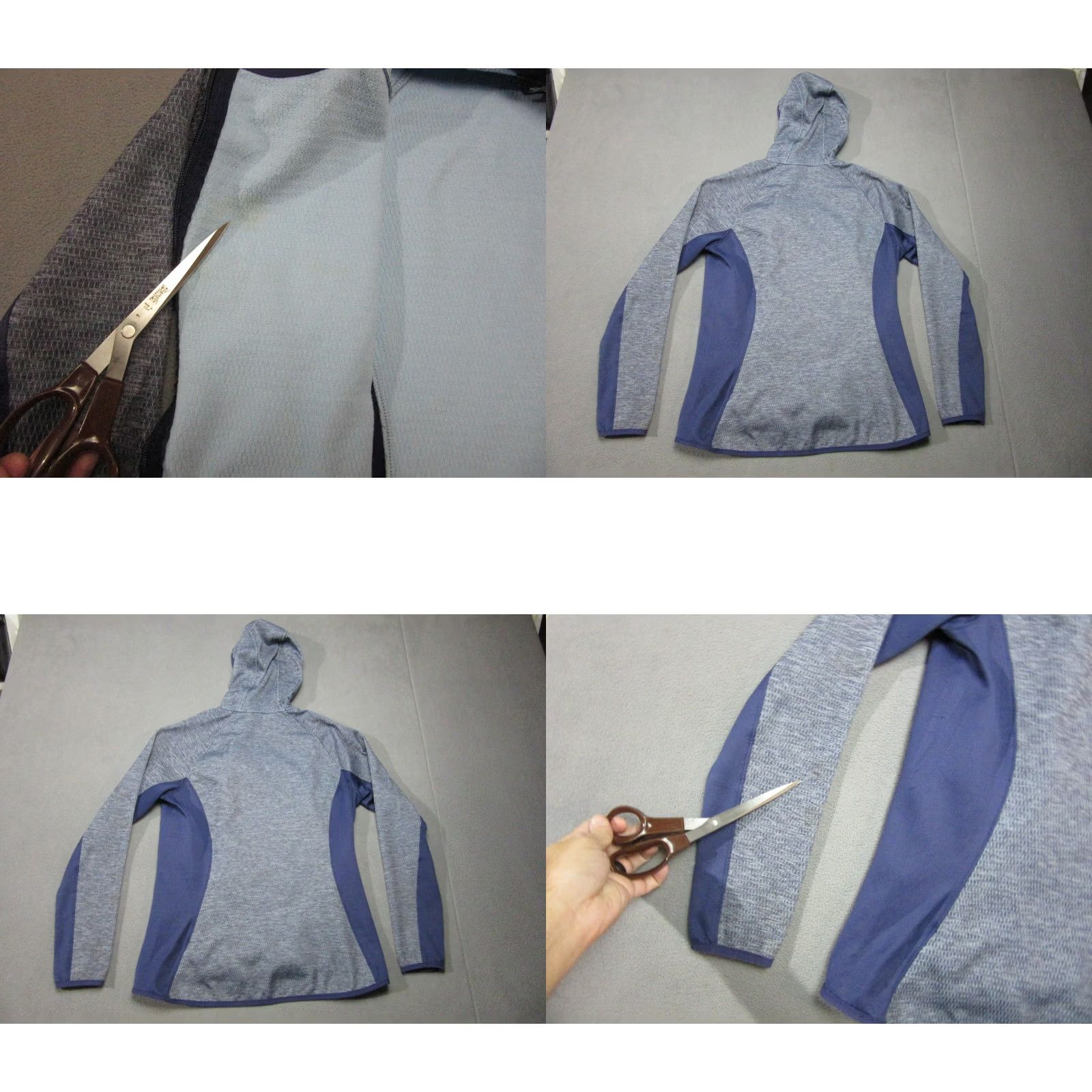The North Face The North Face Jacket Womens L Blue Gray Hooded Arcata Outdoor Hiking Size L / US 10 / IT 46 - 10 Thumbnail