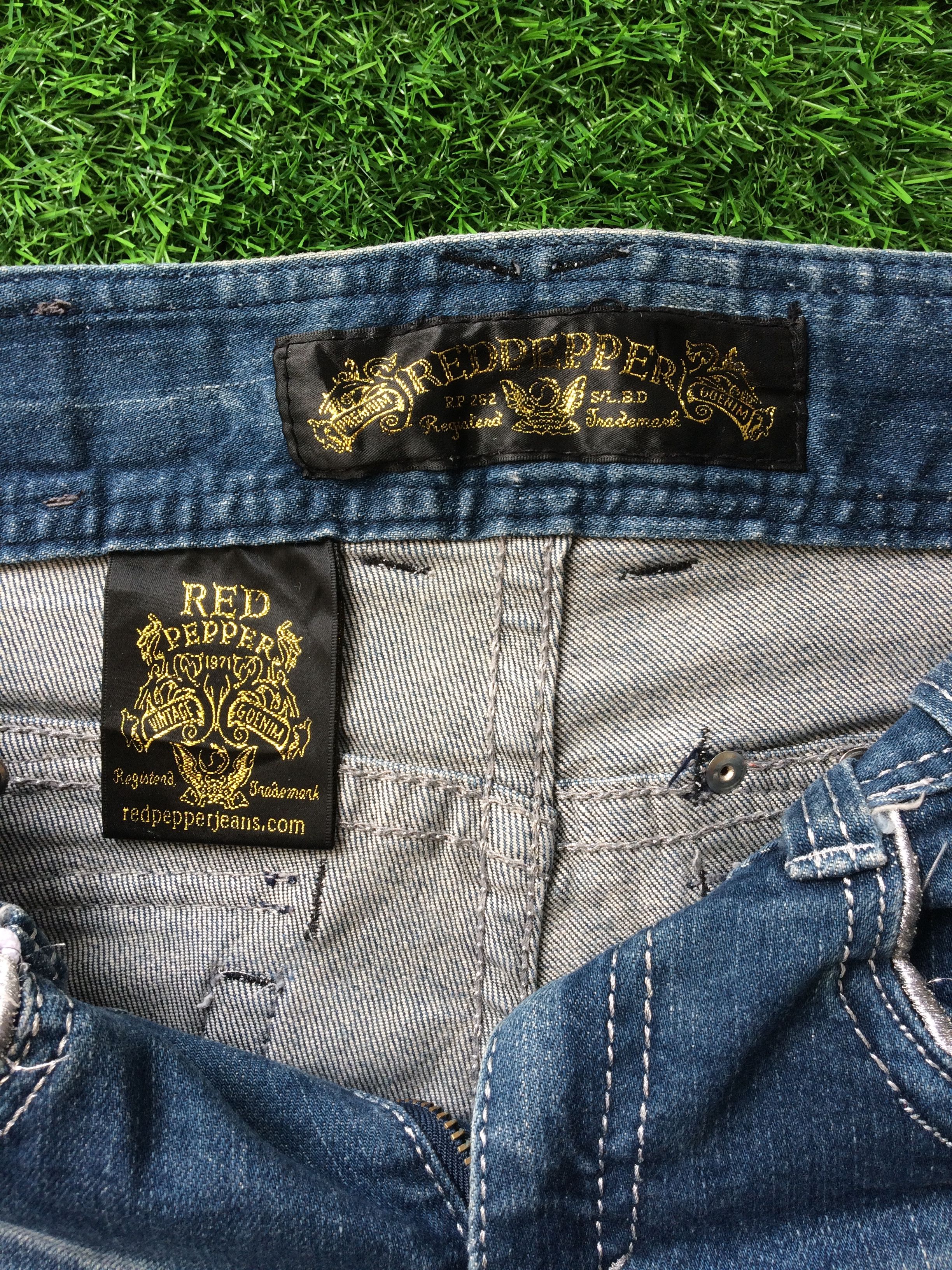 If Six Was Nine × Japanese Brand Red Pepper Bootcut Denim Jeans D-700 Size US 28 / EU 44 - 11 Thumbnail