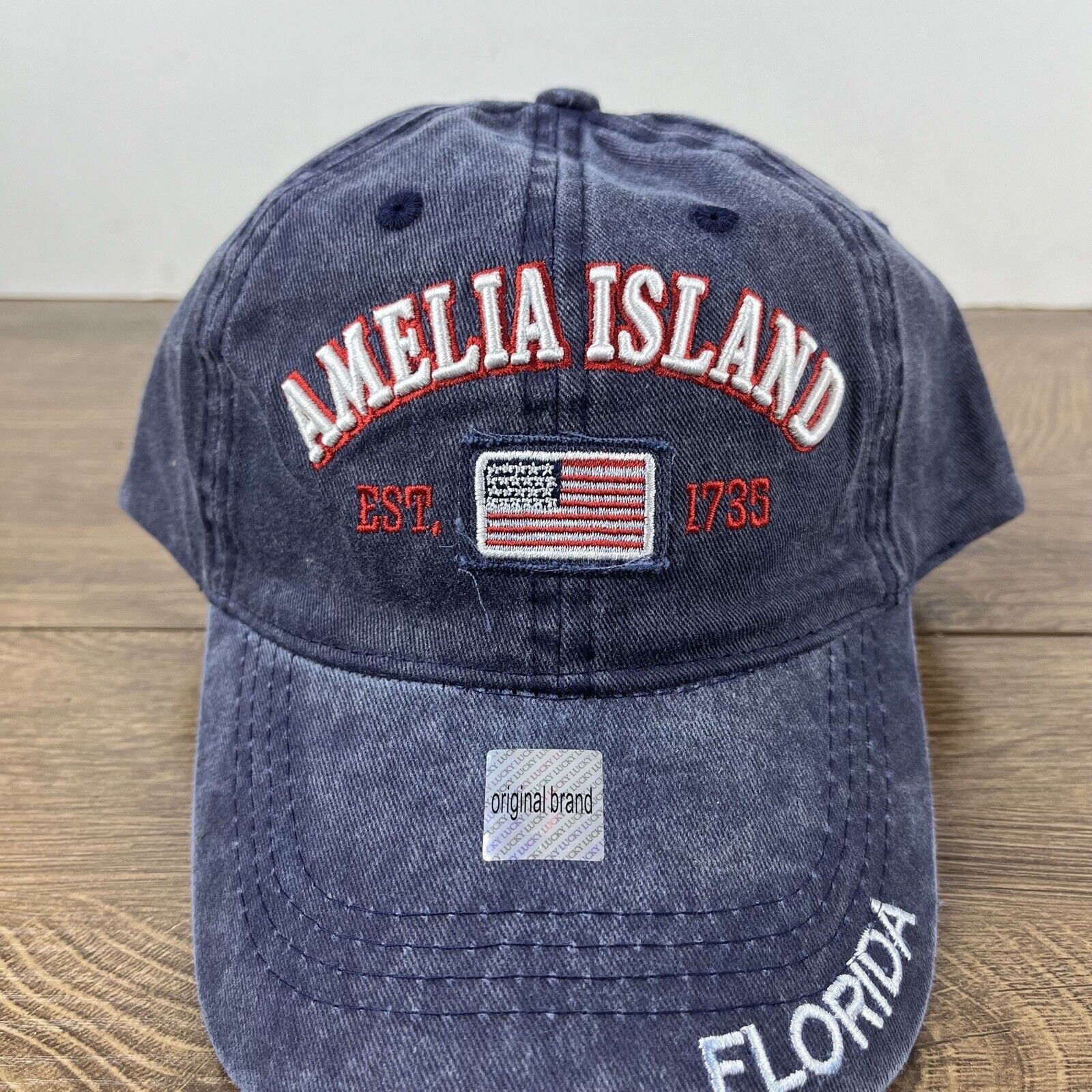 Other Amelia Island Florida Hat Amelia Island Blue Hat Adjustable Size ONE SIZE - 7 Thumbnail