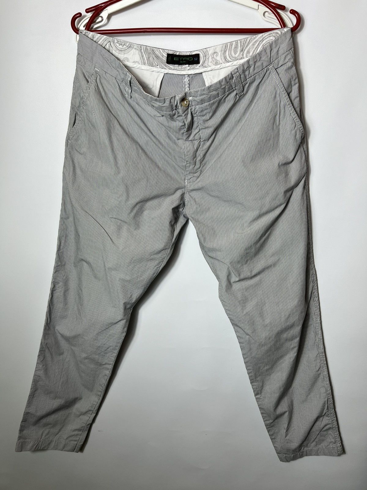 Etro Vintage luxury designer Etro Striped Pants Size It 52 Size US 34 / EU 50 - 1 Thumbnail