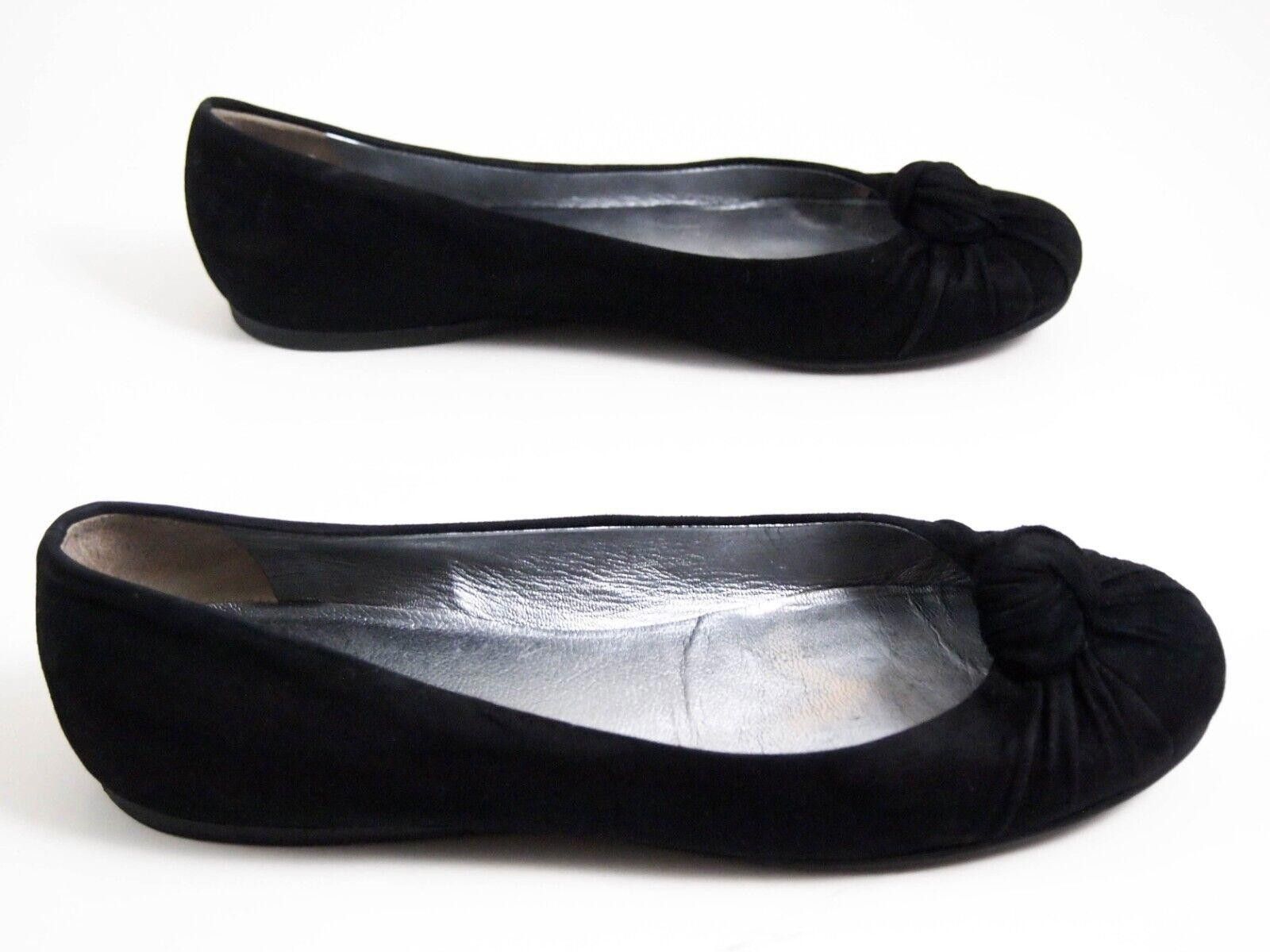 Prada Prada Knot Ballet Flats Black Suede Womens EU 36 US 6 Size US 6 / IT 36 - 4 Thumbnail