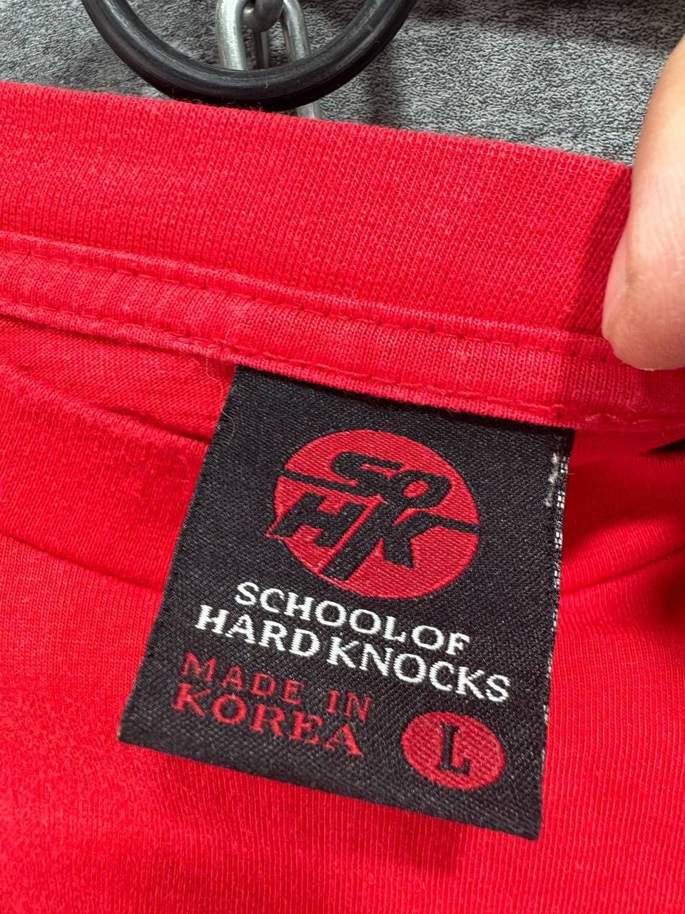 Vintage Vintage School Of Hard Knocks T-Shirt Size US L / EU 52-54 / 3 - 7 Thumbnail