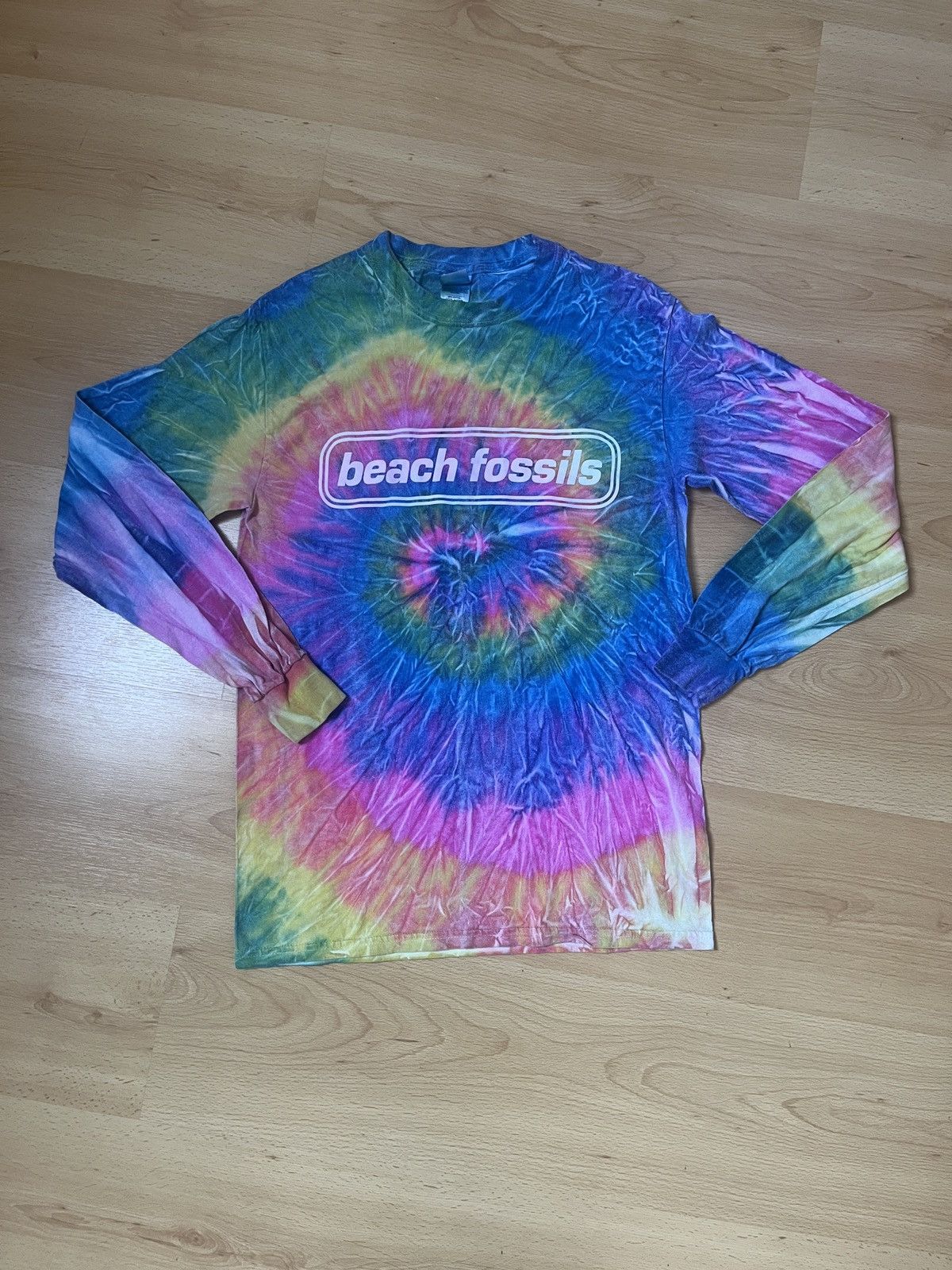 Band Tees Beach Fossils tie-dye longsleeve tee Size US S / EU 44-46 / 1 - 1 Thumbnail