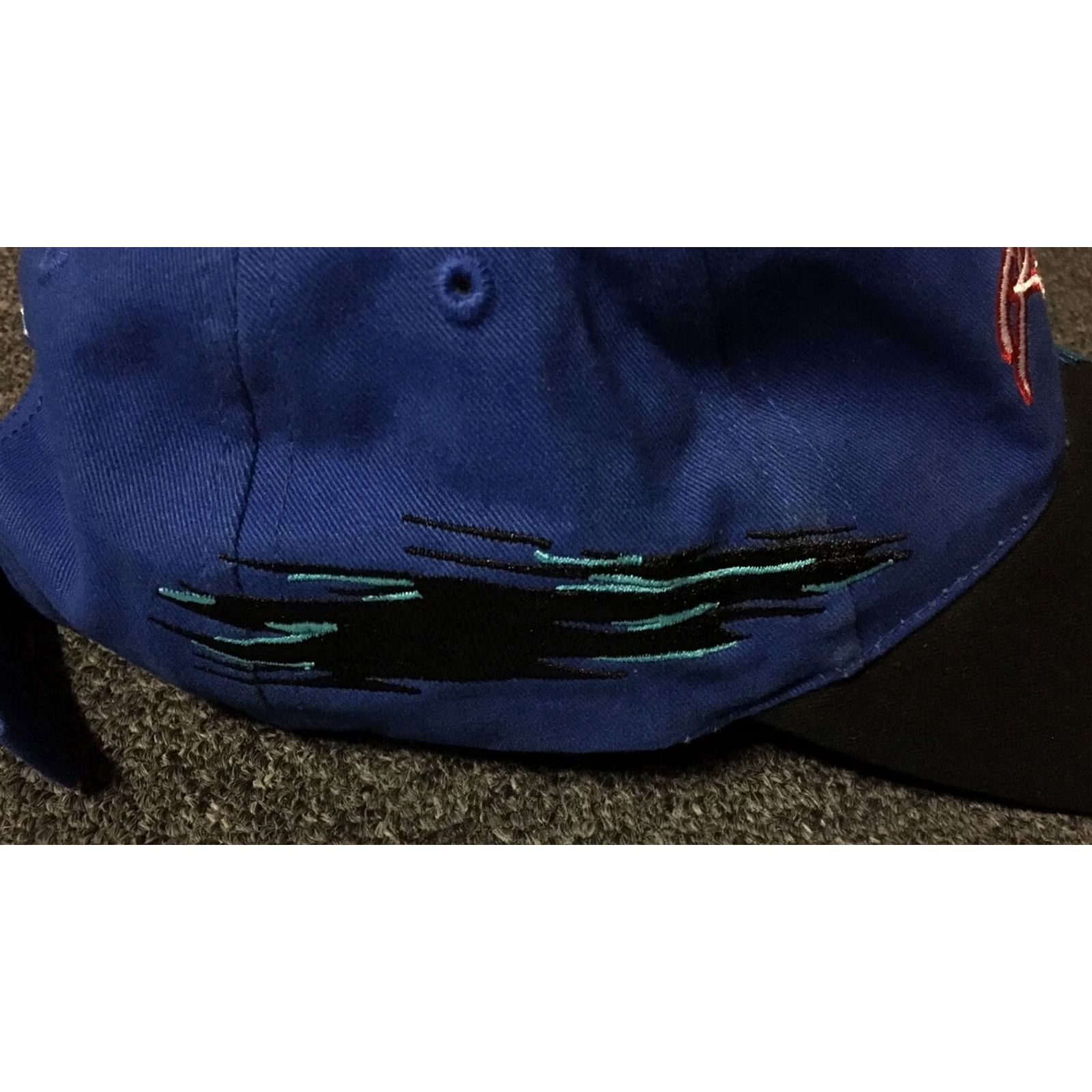 NASCAR VINTAGE Honeywell Team Johnstone Racing Driver Splash Hat Baseball Cap Mens Adjustable Blue 90s Sports NASCAR Size ONE SIZE - 3 Thumbnail
