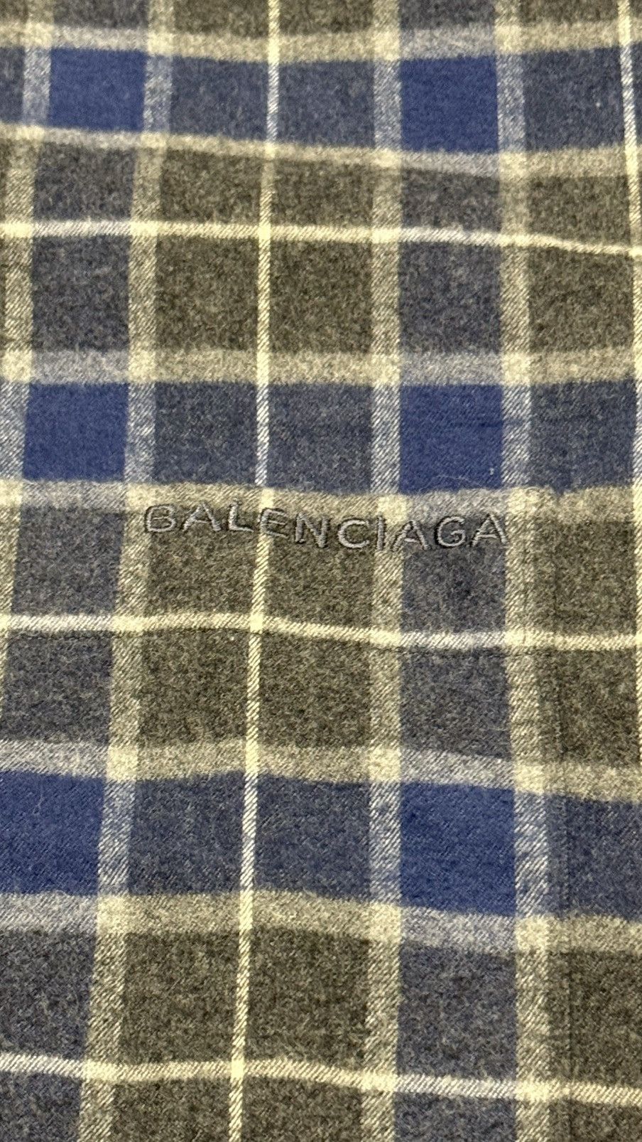 Balenciaga Balenciaga Wool Flannel Button Up Size US XL / EU 56 / 4 - 3 Thumbnail
