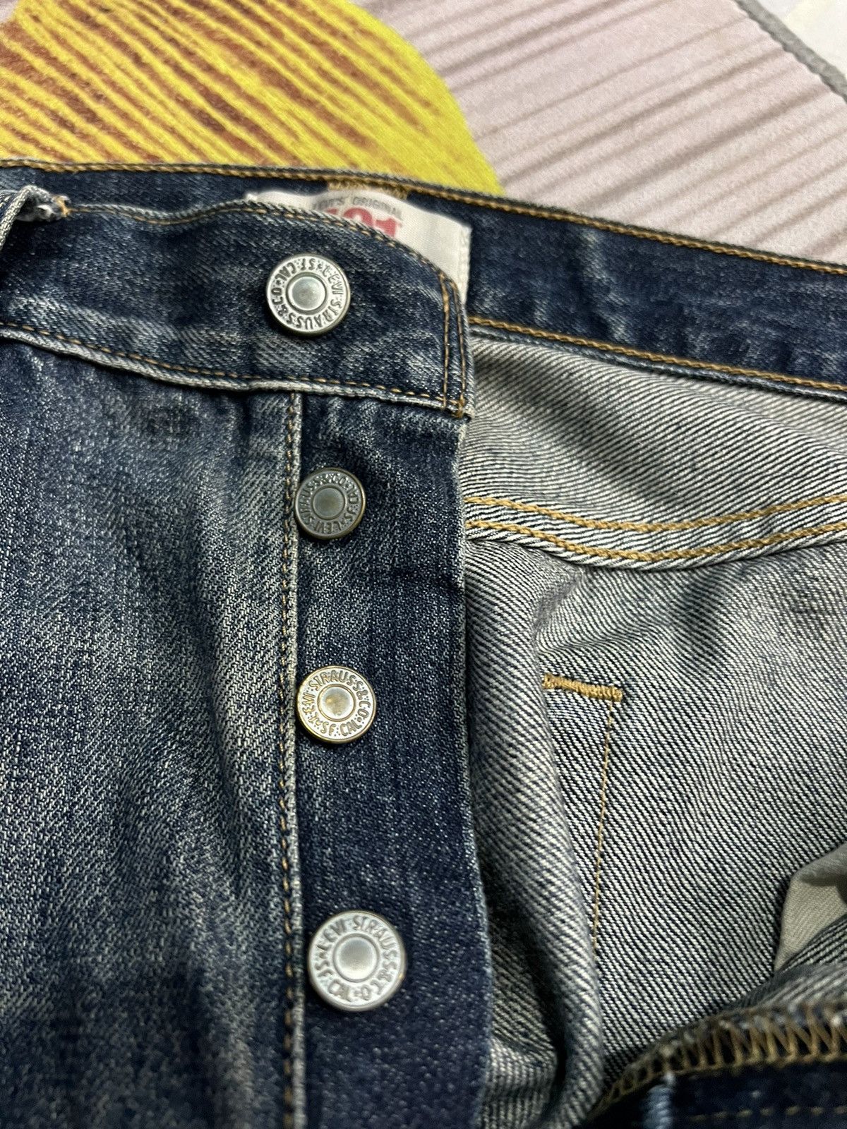 Levi's Vintage Levis 501 Distressed Jeans Rare Size US 30 / EU 46 - 6 Thumbnail