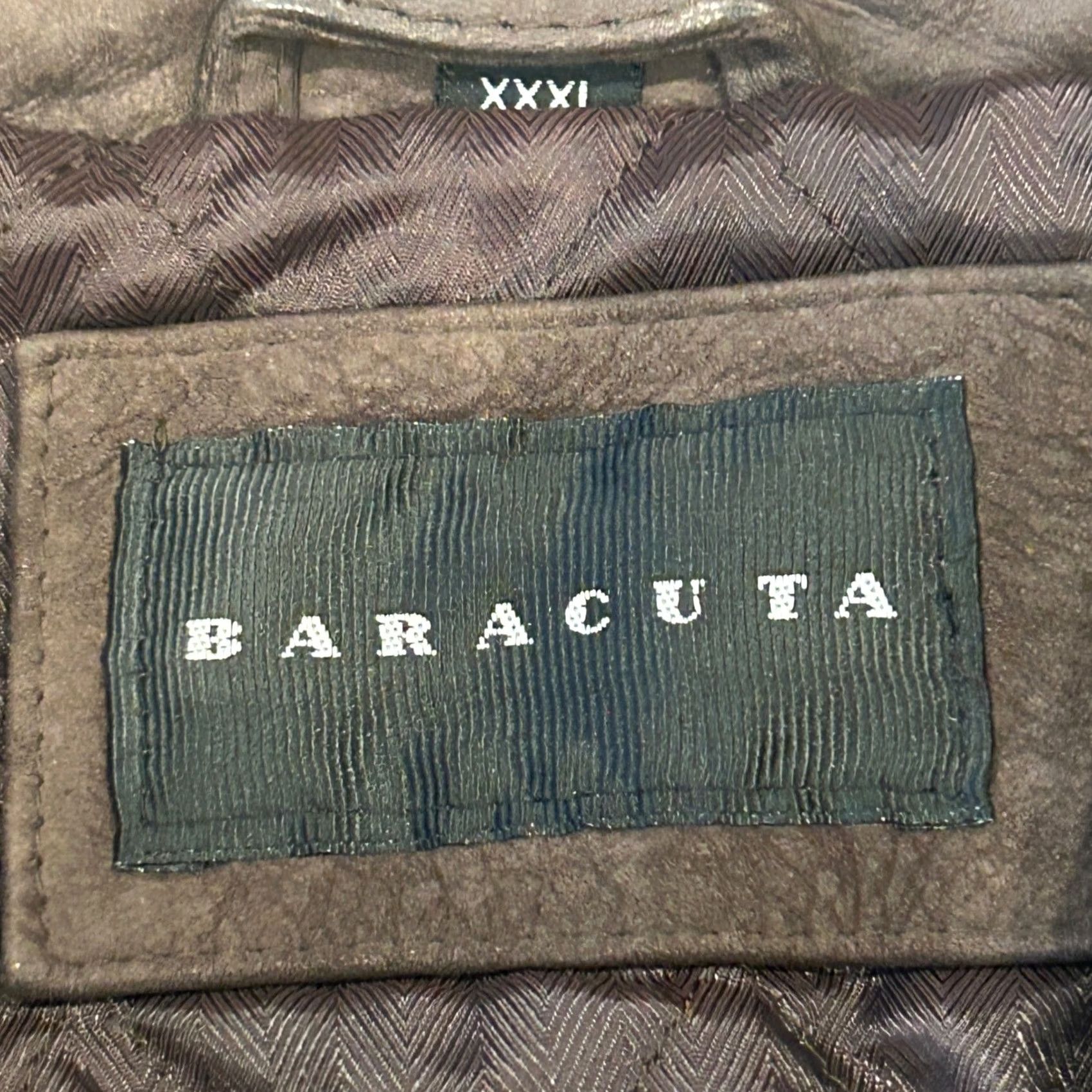 Baracuta Jacket Mens 3xl Brown Leather Bomber Full Zip Collared Quilt Lined, Men's (Size Xxl) — image 2 of 6