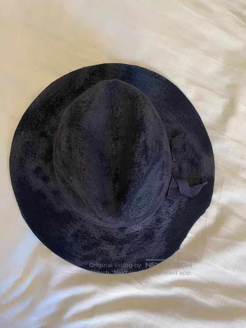 Yohji Yamamoto Yohji Yamamoto 2015 FW Show Coated Wool Top Hat Size ONE SIZE - 4 Thumbnail
