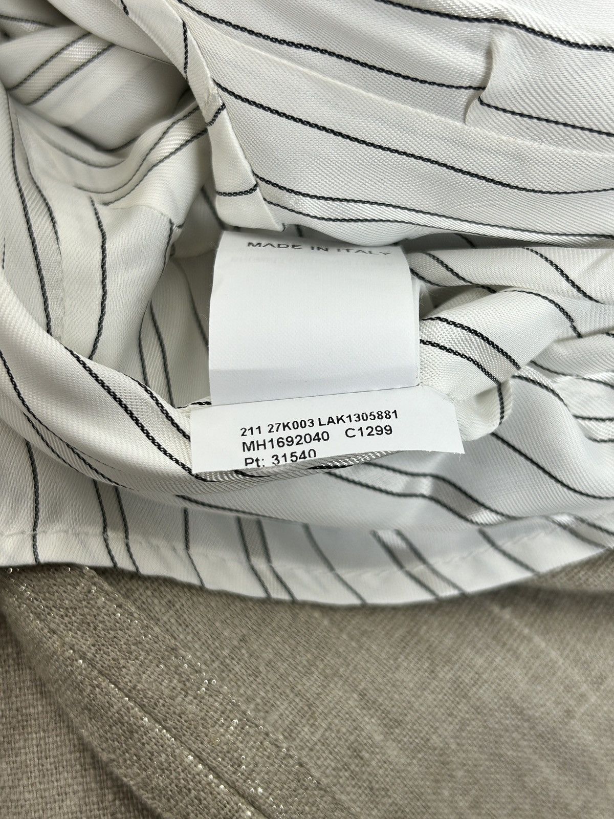Brunello Cucinelli Brunello Cucinelli Shiny Lino Blazer Jacket Size M / US 6-8 / IT 42-44 - 14 Thumbnail