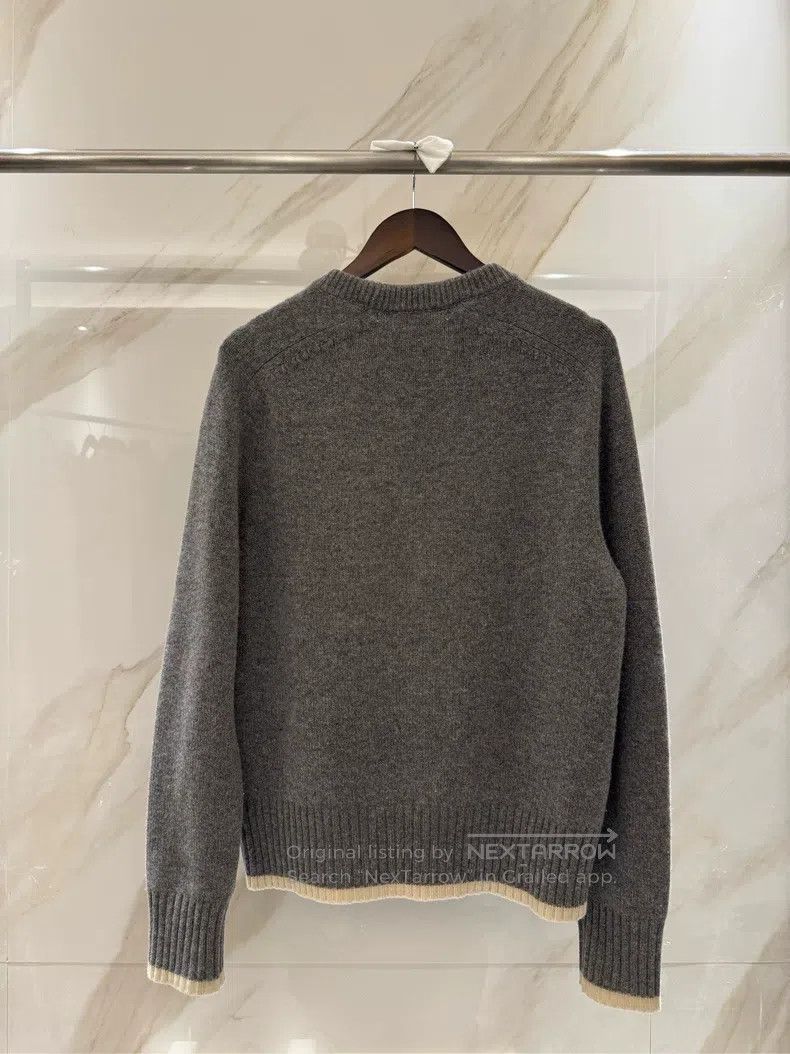 Dior Dior Grey embroidered slogan sweater Size US M / EU 48-50 / 2 - 2 Thumbnail