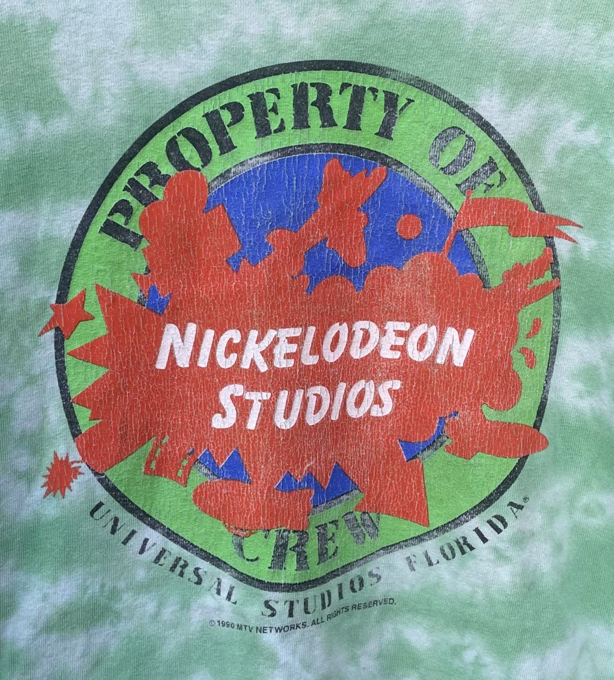 Universal Studios Property of Nickelodeon Studios Universal 1990 TShirt Size US M / EU 48-50 / 2 - 4 Thumbnail