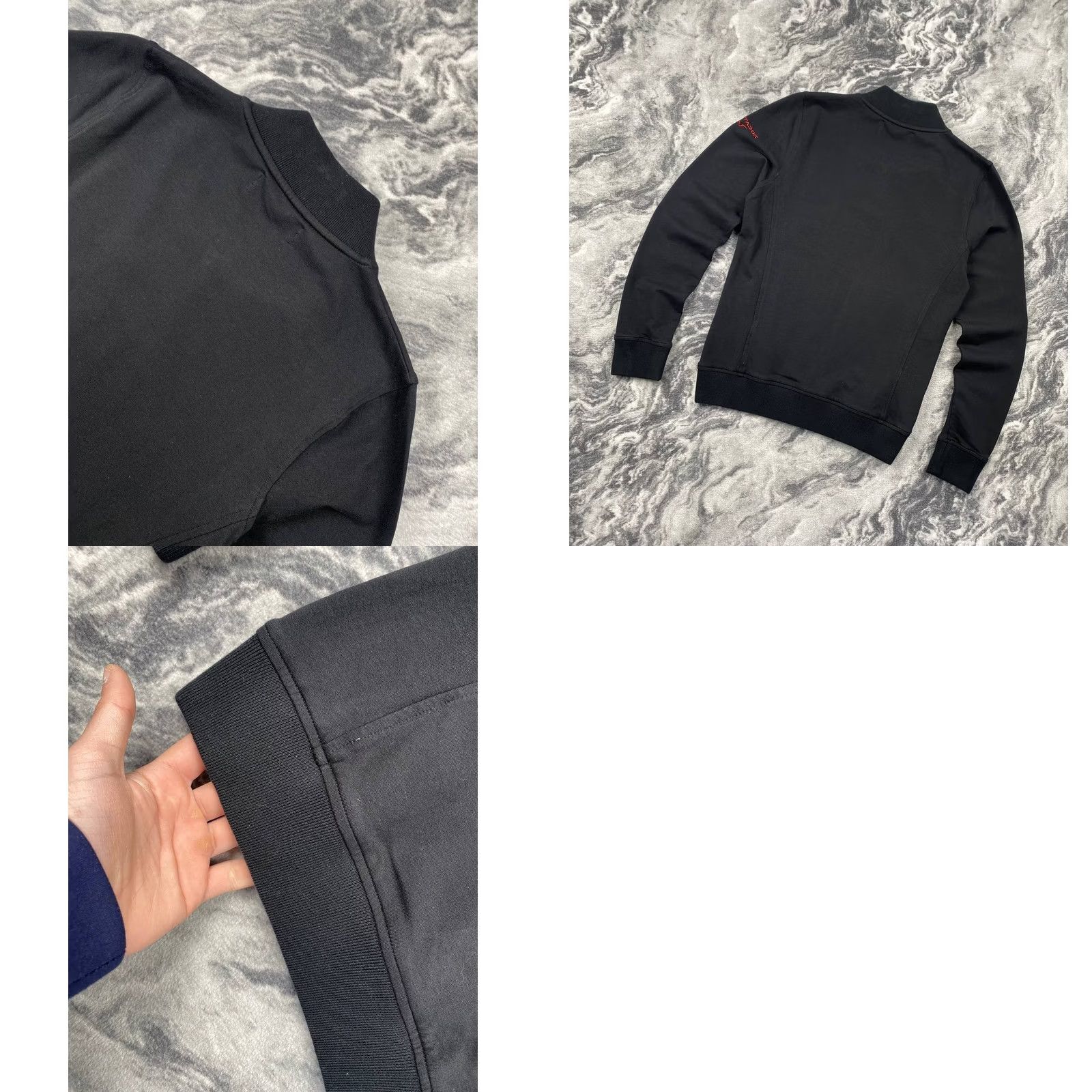 Lamborghini VINTAGE Lamborghini Racing Track Jacket Men S Black Jacket Band Collar Bomber Zip Regular 350 Polyester Racing Size US S / EU 44-46 / 1 - 8 Thumbnail