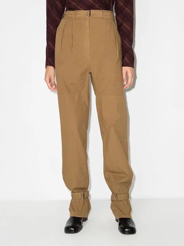 Lemaire lemaire High-Waisted Buckled Ankles Trousers Size 26" / US 2 / IT 38 - 4 Thumbnail