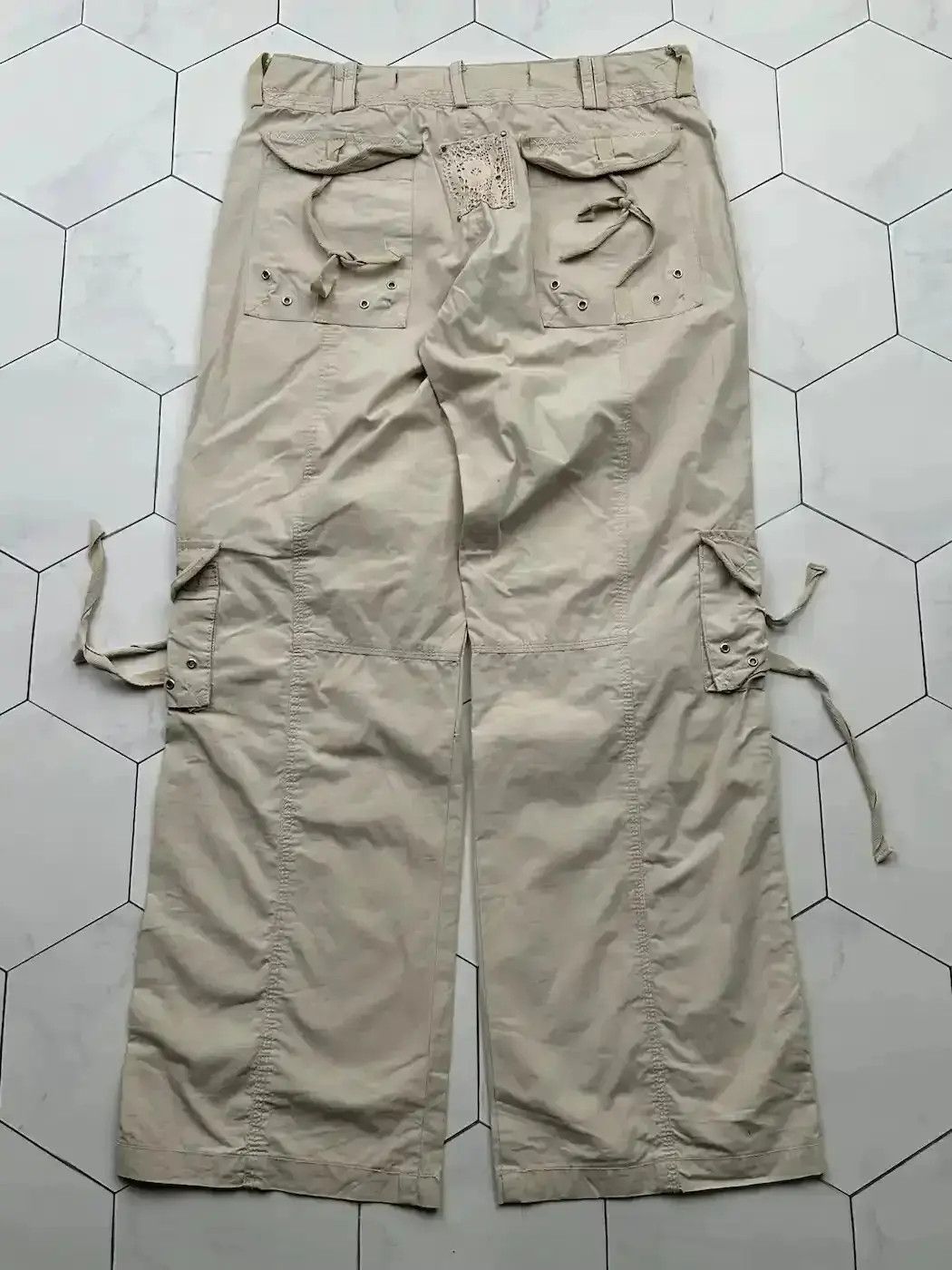 Japanese Brand Vintage Cargo Bondage Wide Pants (B455)E2 Size US 30 / EU 46 - 4 Thumbnail