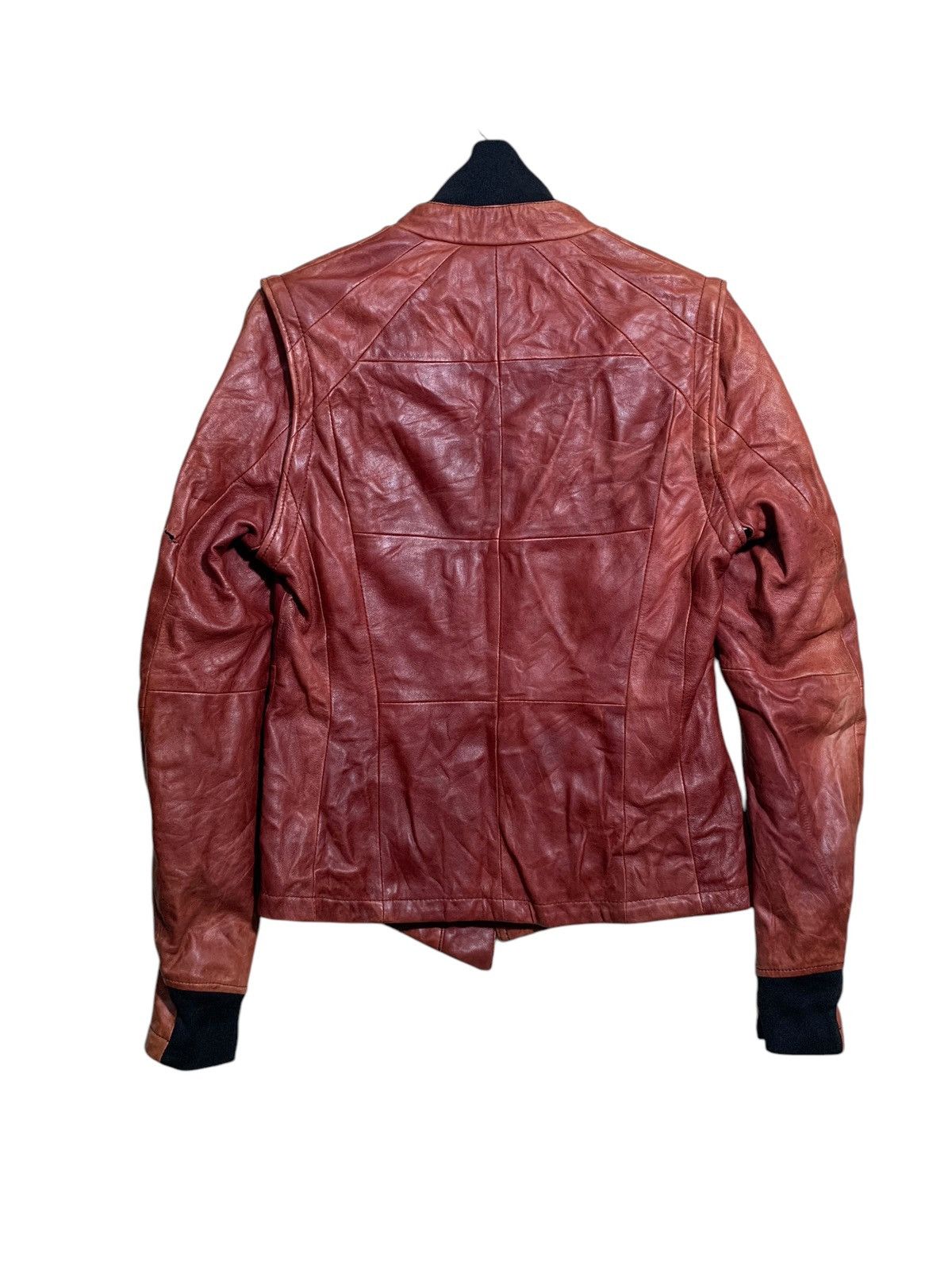 Japanese Brand 🔥GROSBEC SHEEPSKIN LEATHER CONVICTIBLES SLEEVES Size US XL / EU 56 / 4 - 4 Thumbnail