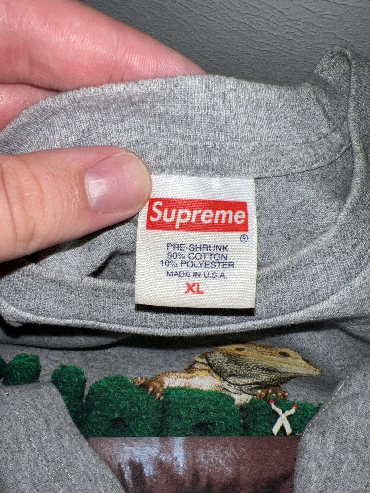 Supreme Supreme lizard tee Size US XL / EU 56 / 4 - 5 Thumbnail
