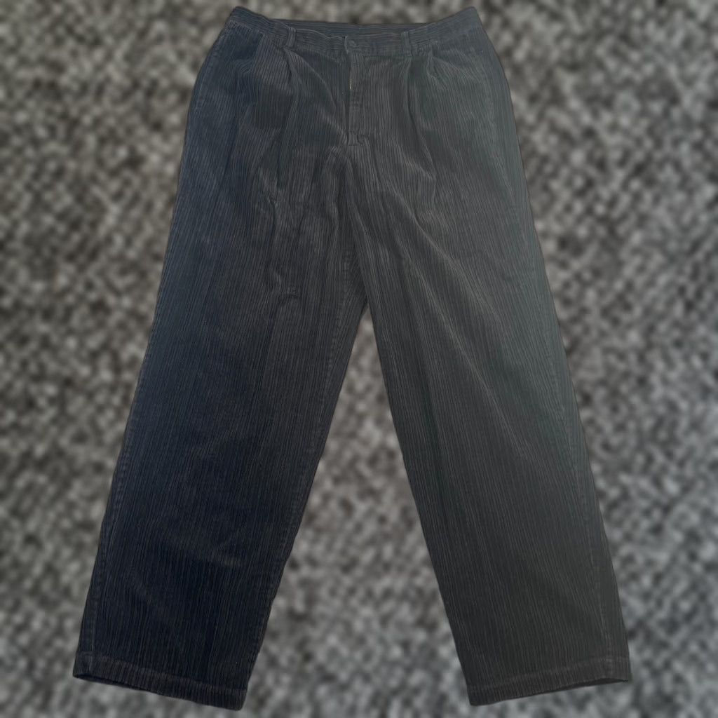 Vintage Brian Brothers Men's Vintage Baggy Corduroy Pants 37x33 Brown Chino Straight Fall Winter Size US 38 / EU 54 - 1 Thumbnail