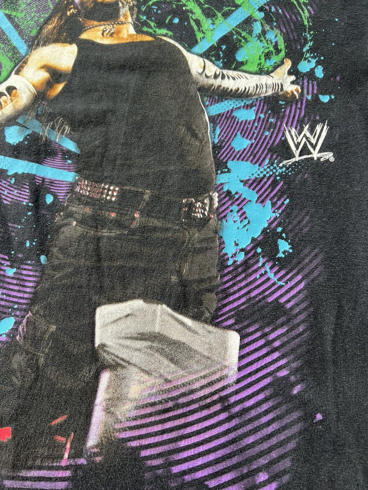 WWE Vintage 2009 Jeff Hardy WWE Wrestling Black Y2k T-shirt Size US M / EU 48-50 / 2 - 6 Thumbnail