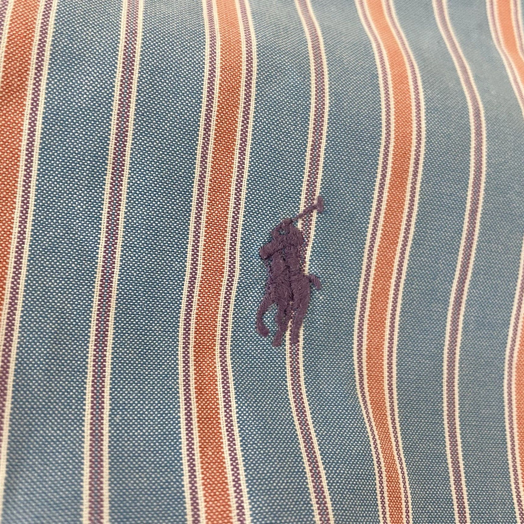 Polo Ralph Lauren Polo Ralph Lauren Shirt Striped Long Sleeve Button-Up XL Men's Blue Size US XL / EU 56 / 4 - 3 Thumbnail