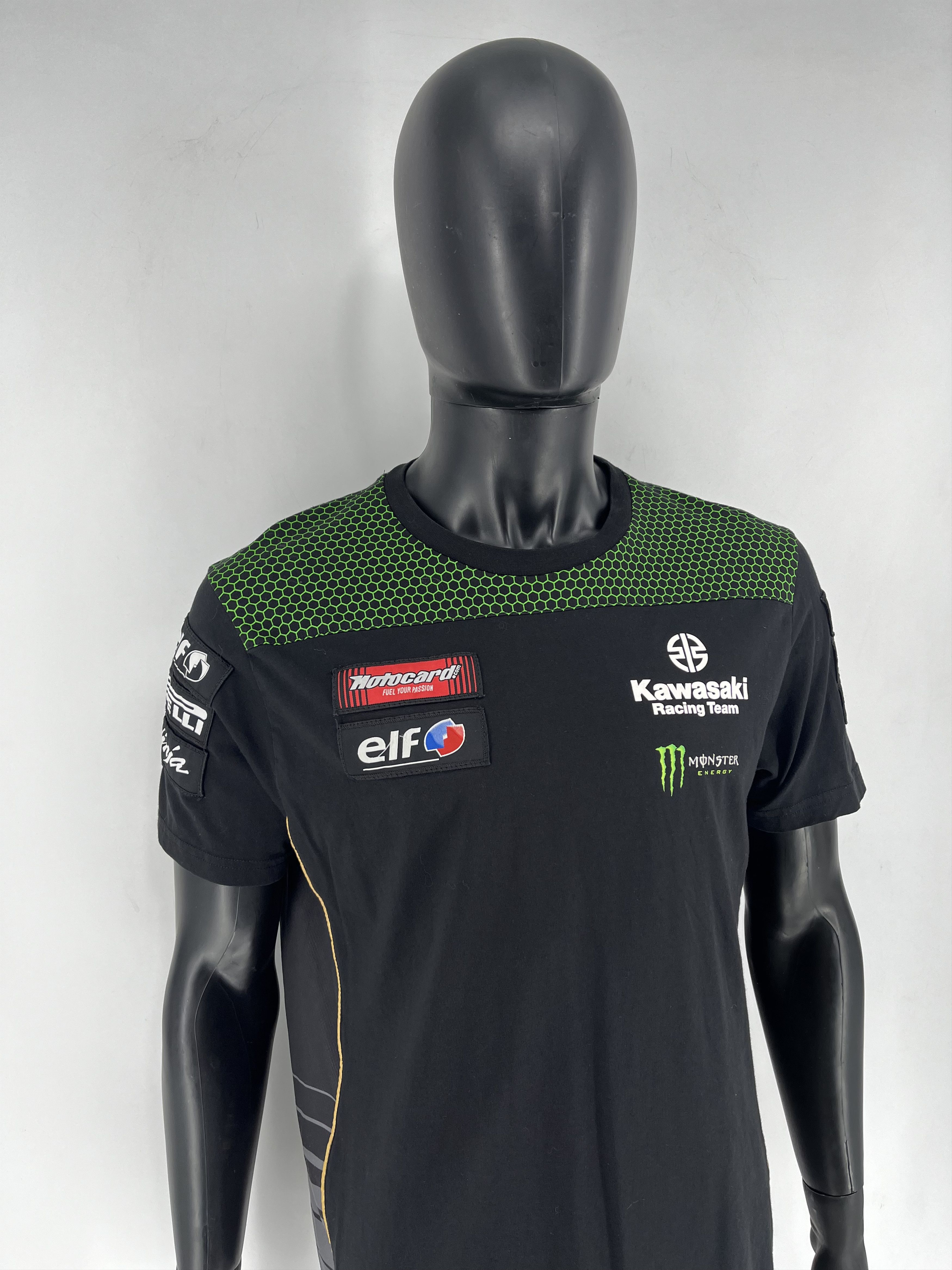 Japanese Brand Vintage Rare Kawasaki Apparel Racing Team Shirt XL Size US XL / EU 56 / 4 - 3 Thumbnail