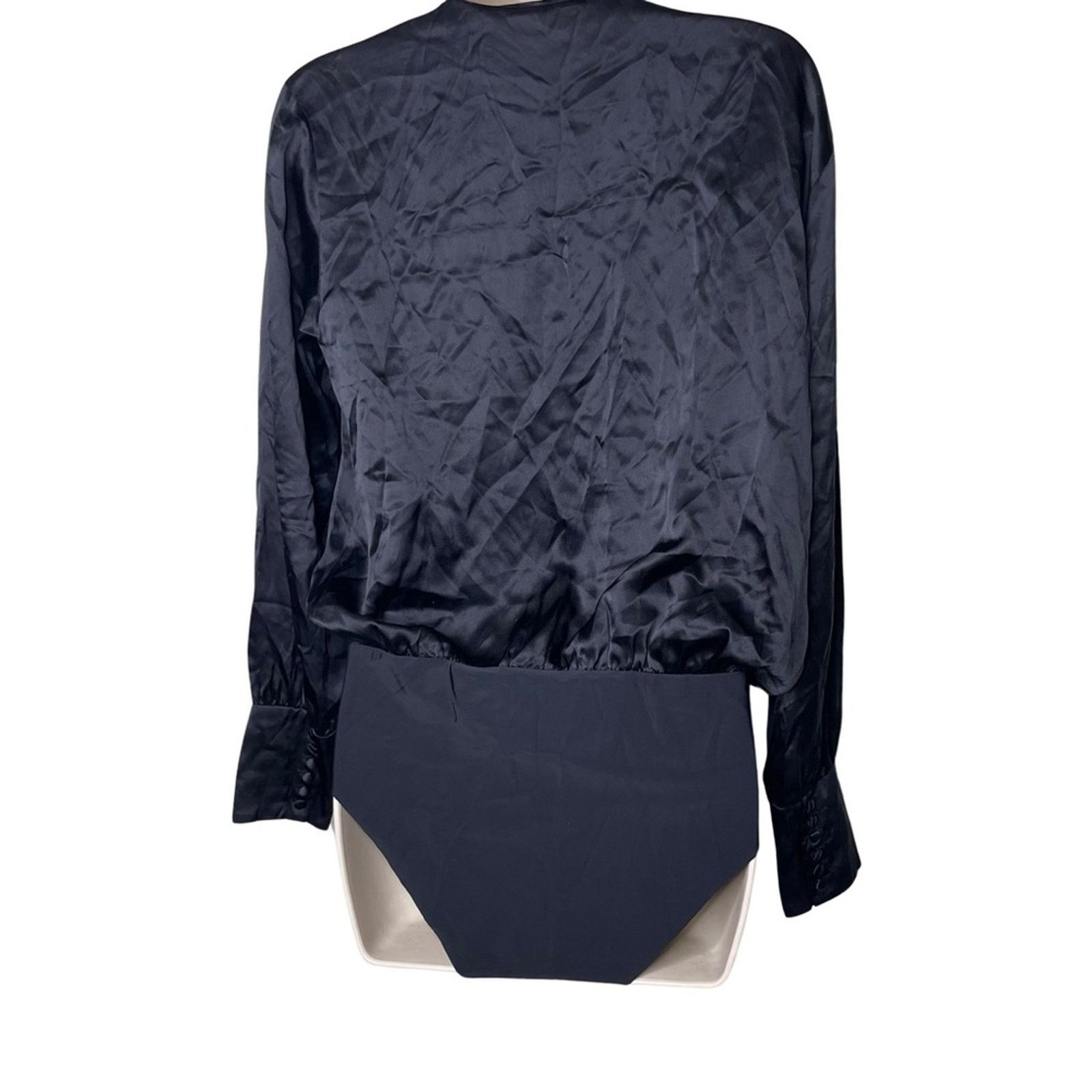 CAMI NYC CAMI NYC 100% silk The Ally Deep V neck Bodysuit sz S Size S / US 4 / IT 40 - 3 Thumbnail