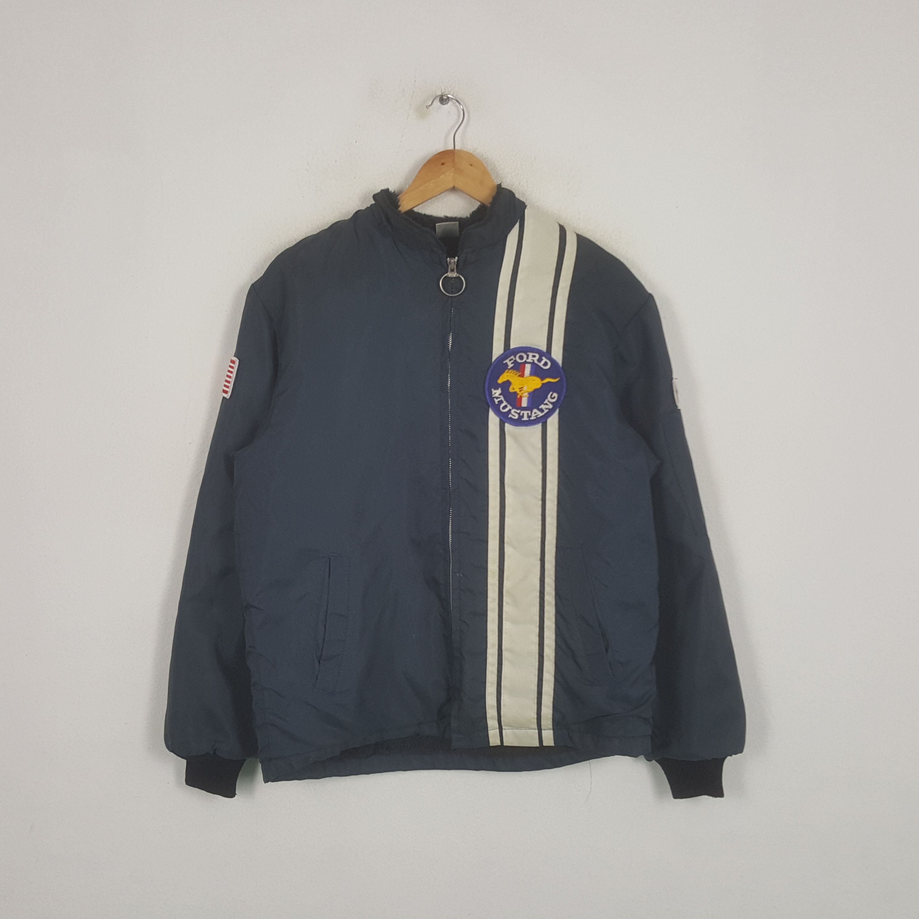 Vintage FORD MUSTANG American Supercar Team Bomber Jacket