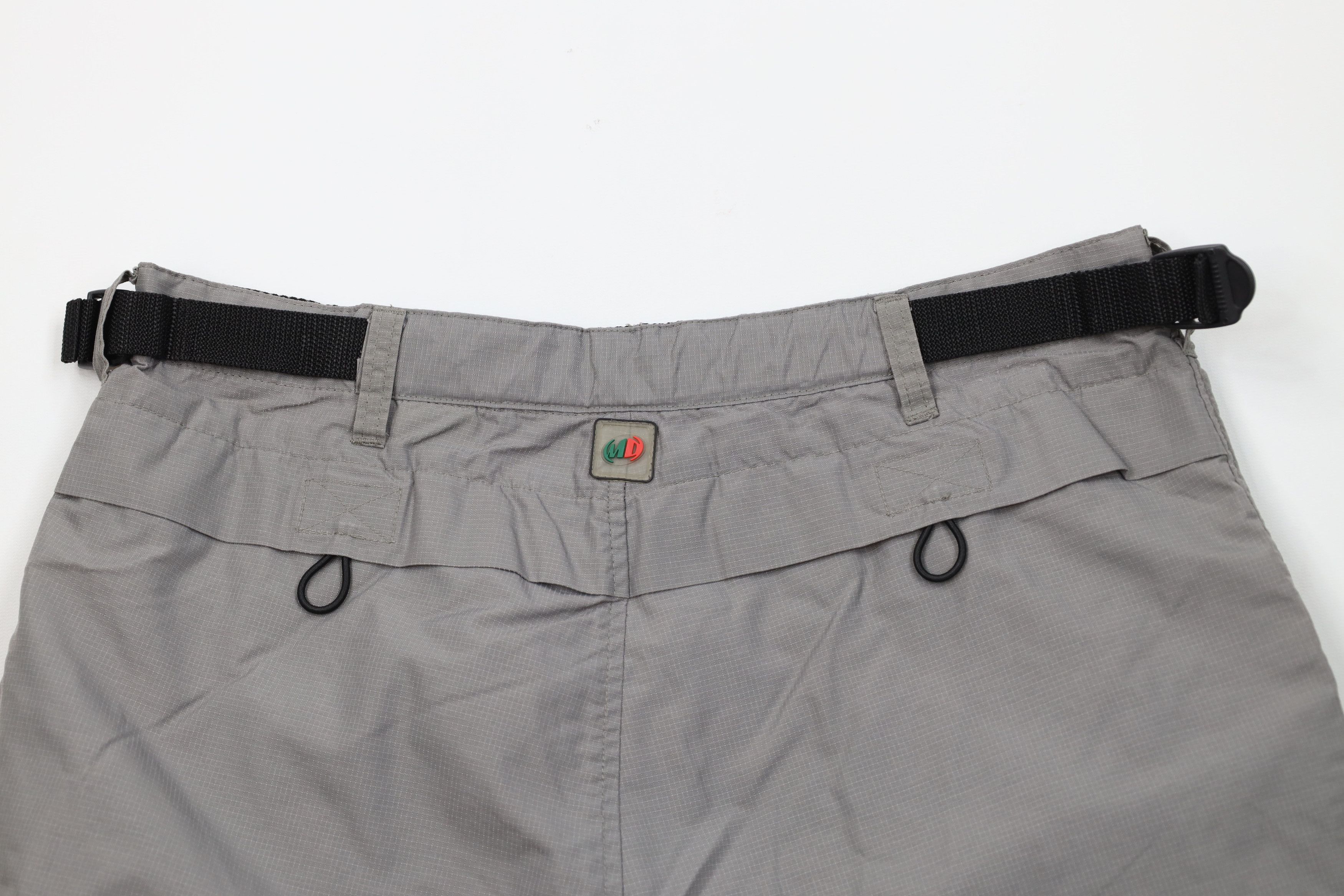 Vintage Vintage 90s Y2K Mountain Dew Ripstop Windbreaker Shorts Gray Size US 32 / EU 48 - 10 Thumbnail