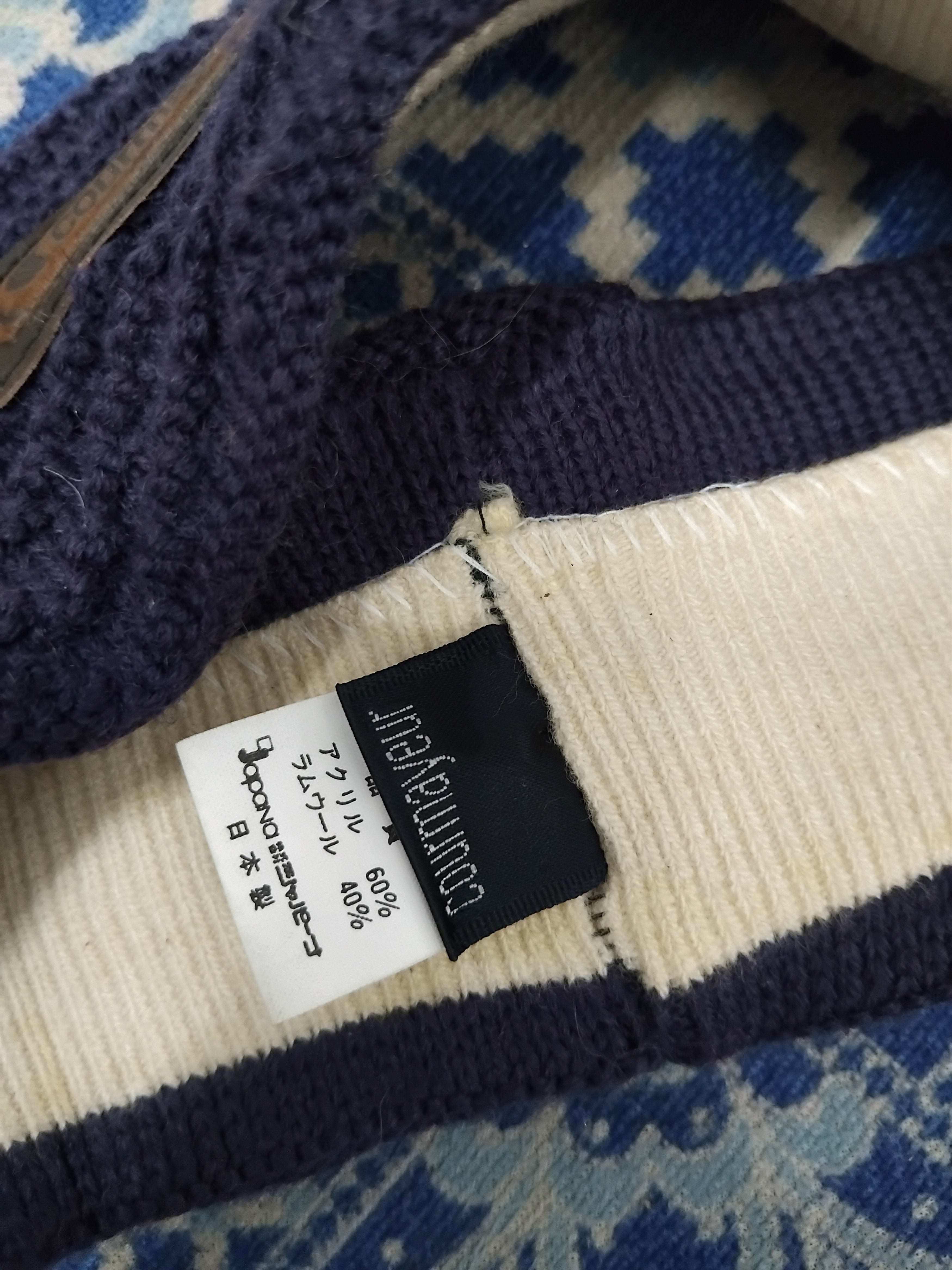 Japanese Brand Courmayeur purple colour headband Size ONE SIZE - 2 Thumbnail