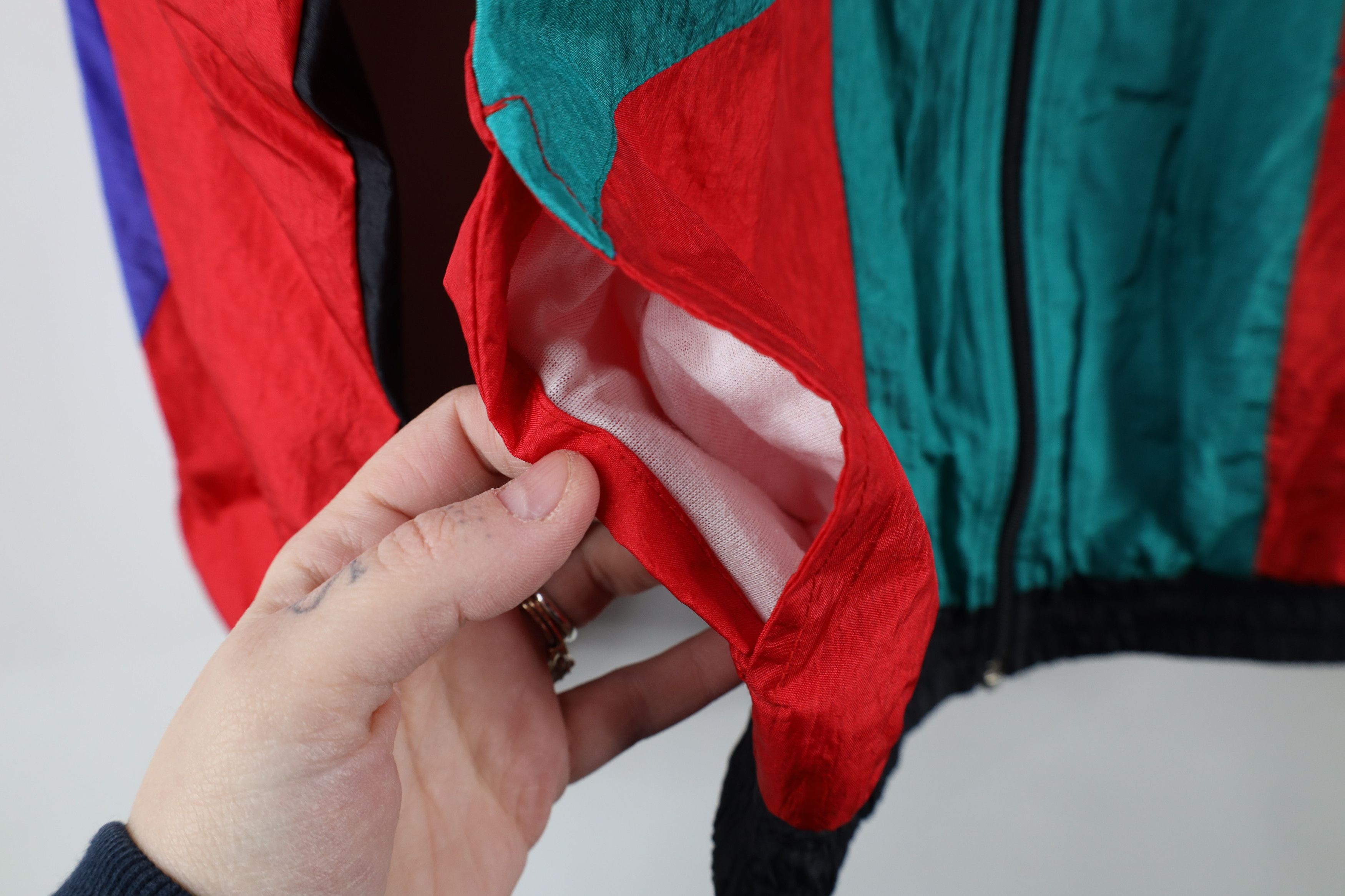 Vintage Vintage 90s Streetwear Lined Full Zip Windbreaker Jacket Size US S / EU 44-46 / 1 - 6 Thumbnail