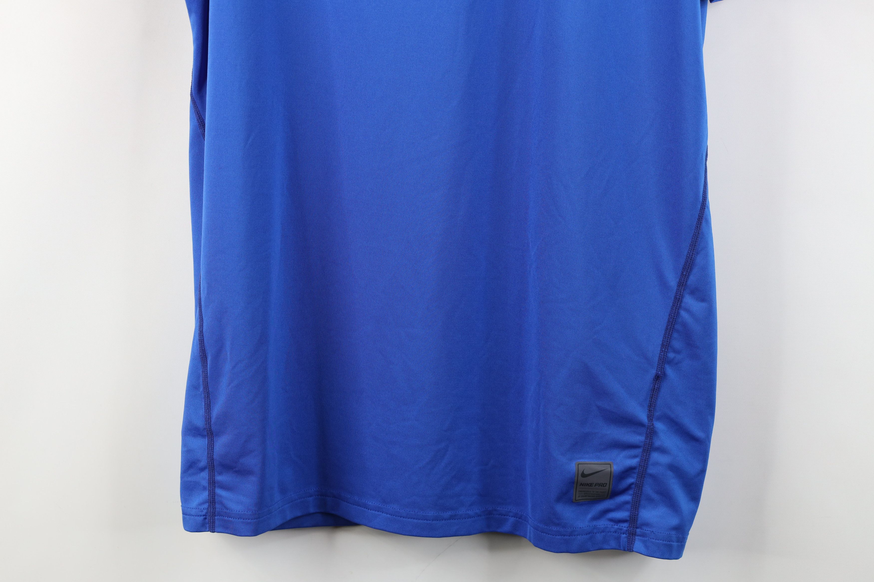 Nike Nike Pro Combat Training Short Sleeve T-Shirt Blue Size US M / EU 48-50 / 2 - 3 Thumbnail