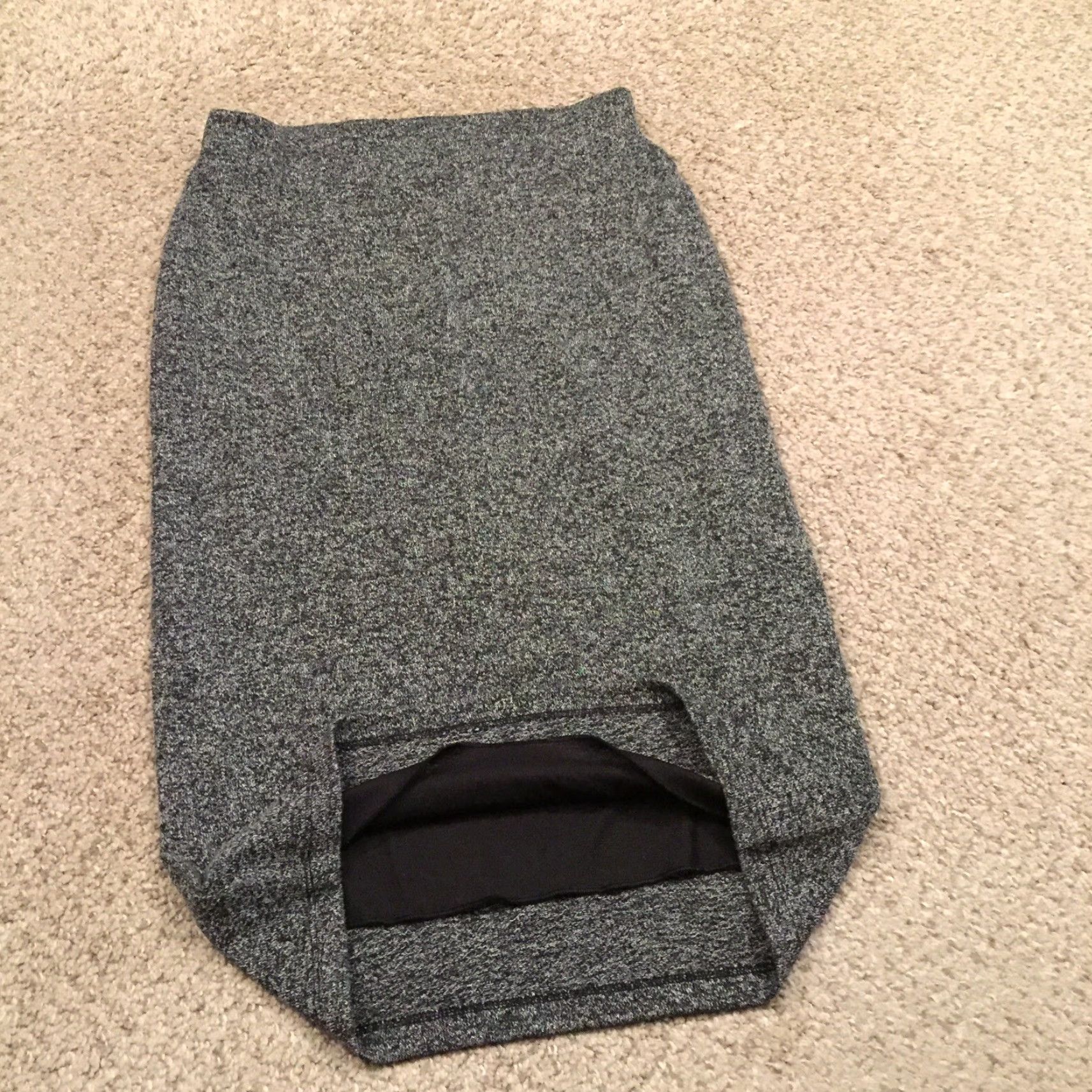 Old Navy Old Navy Skirt XS Gray Midi Elastic Waist Pull On Heather Gray Solid Women Size 26" / US 2 / IT 38 - 7 Thumbnail