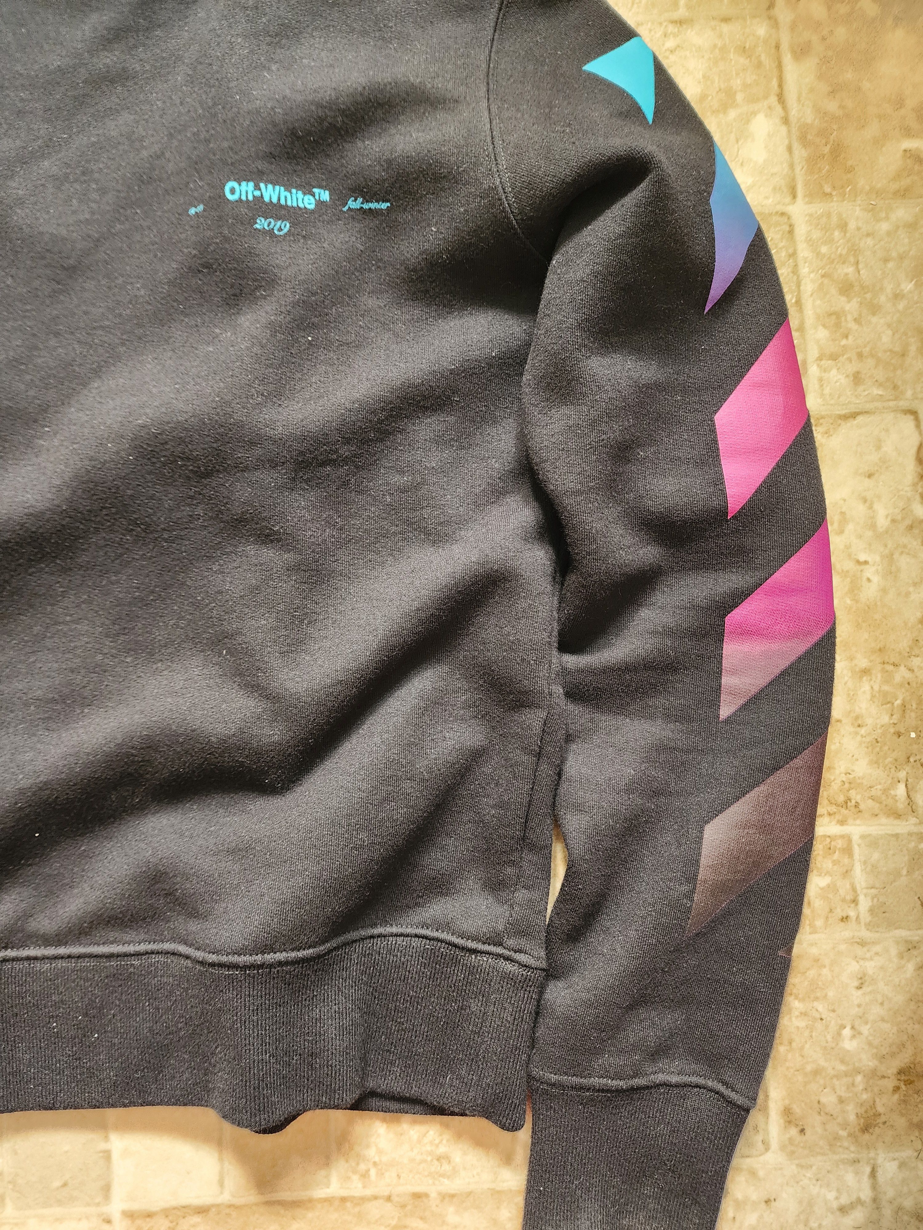 Off-White OFF-WHITE GRADIENT DIAG SWEATSHIRT SIZE XS Size US XS / EU 42 / 0 - 4 Thumbnail