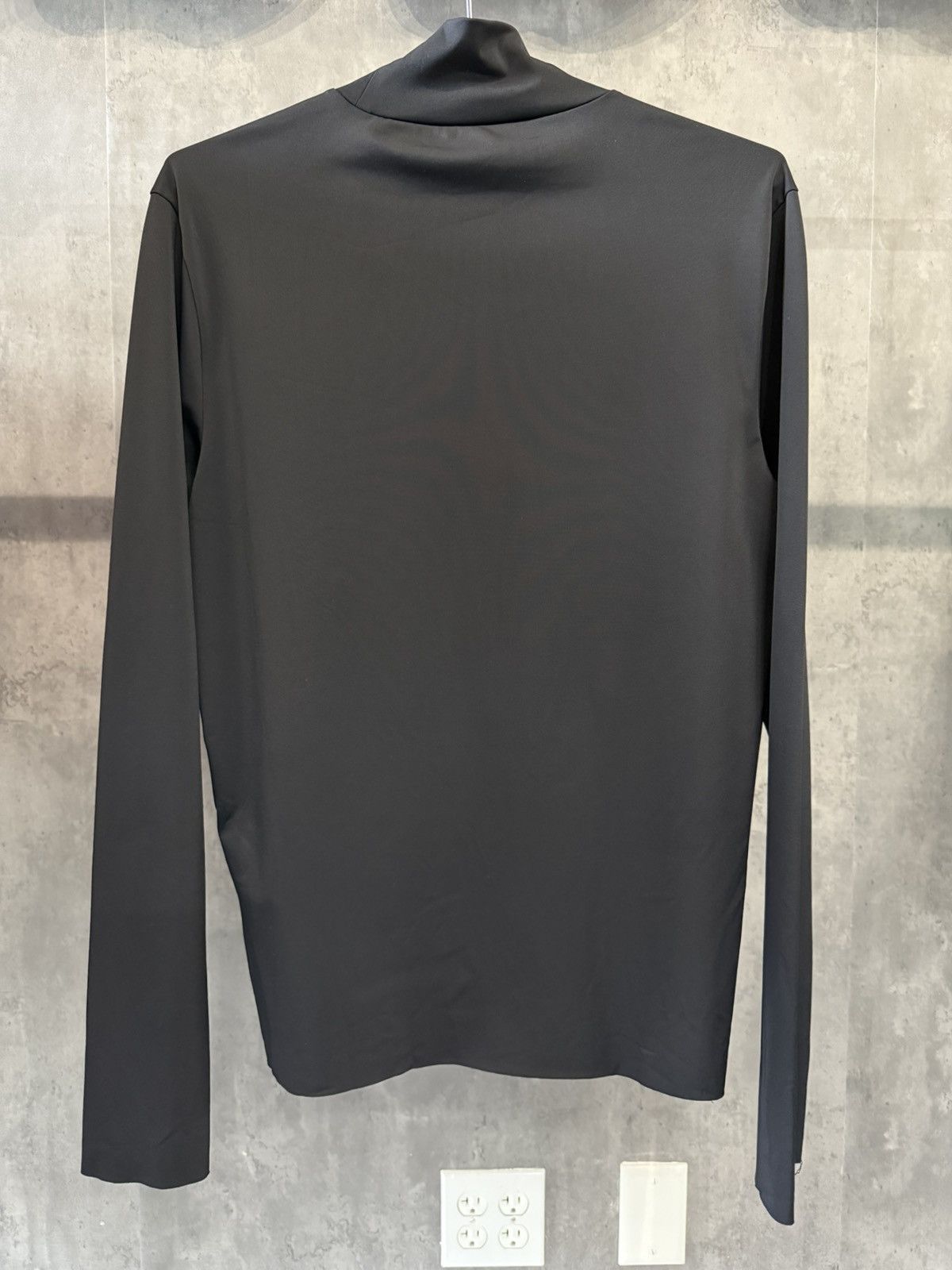 Prada PRADA MEN’S TECH JERSEY MOCK-NECK SWEATER SIZE L Size US L / EU 52-54 / 3 - 6 Thumbnail
