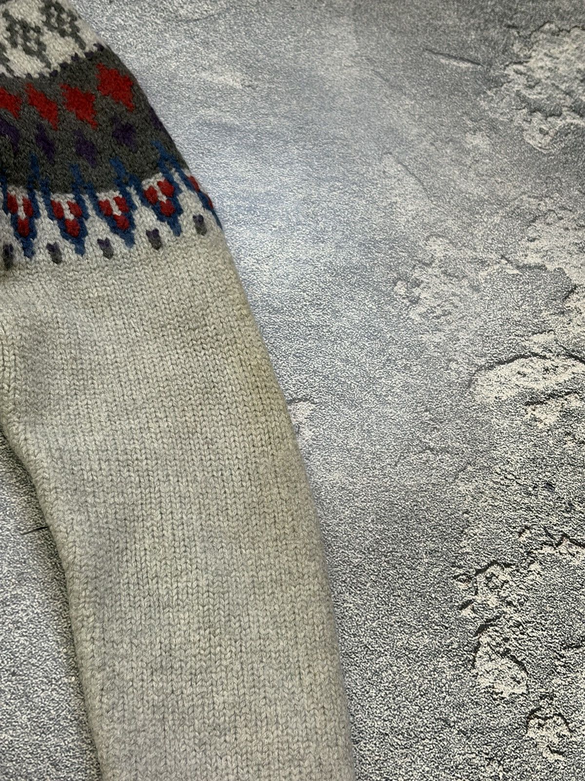 Marc by Marc Jacobs Marc Jacobs Fair Isle Wool Cardigan Grey M Size US M / EU 48-50 / 2 - 12 Thumbnail