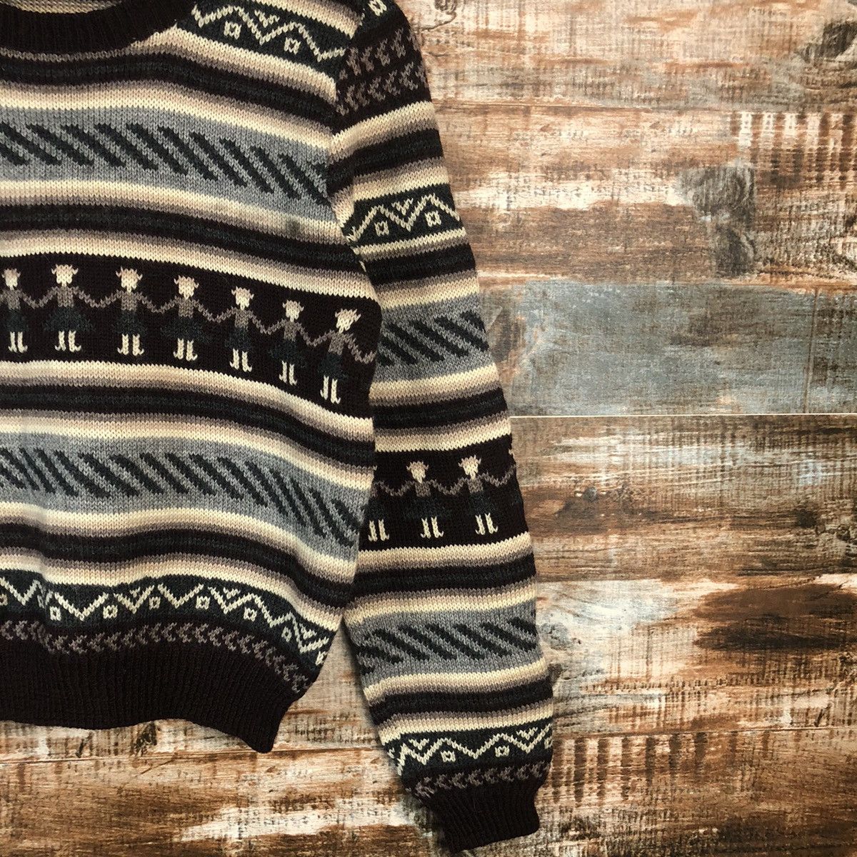 Vintage Japanese Brand Brown Knitwear #A1869 Size US XS / EU 42 / 0 - 8 Thumbnail
