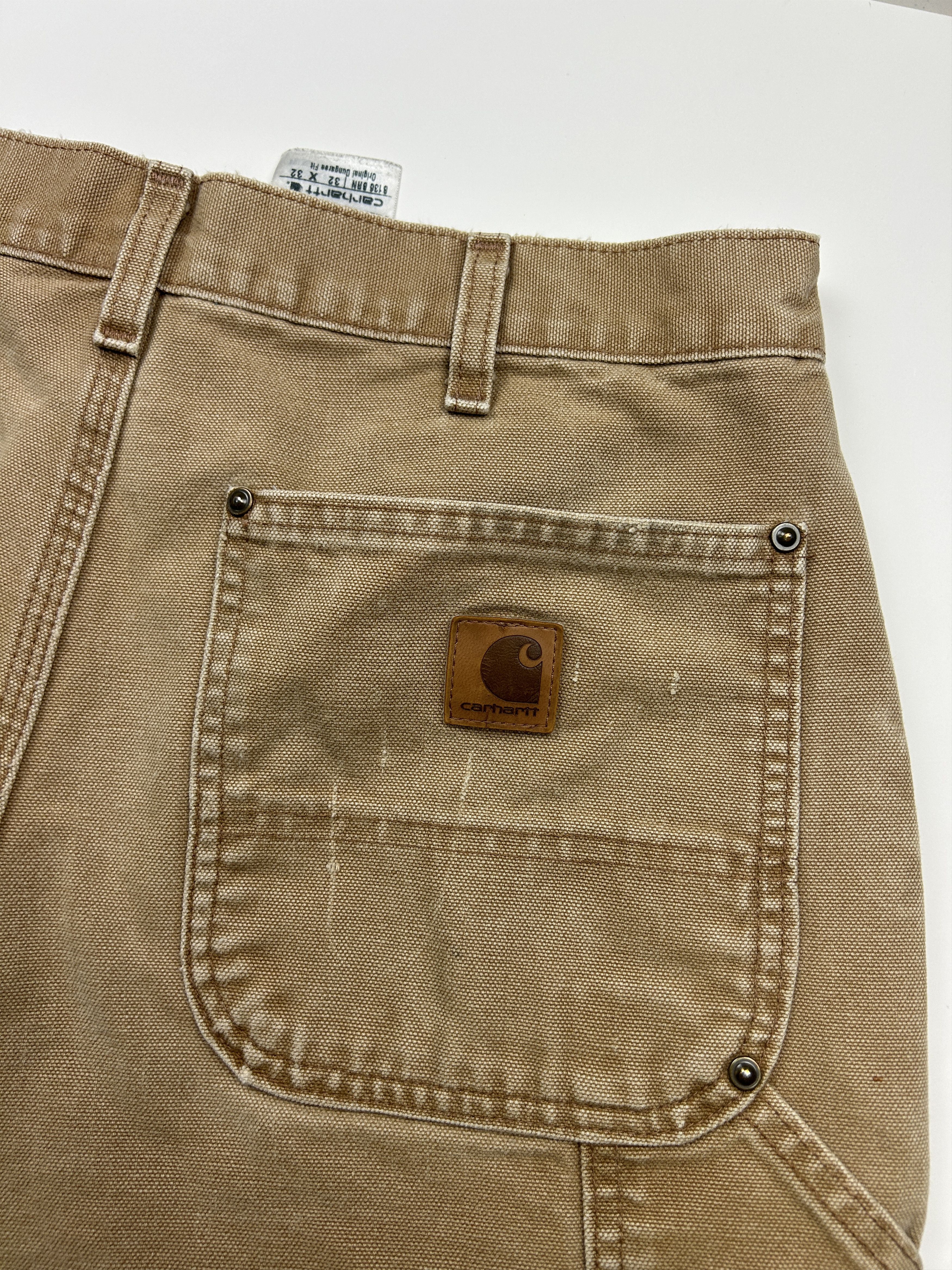 Carhartt Carhartt Canvas Work Wear Double Knee Dungaree Pants 32W Size US 32 / EU 48 - 7 Thumbnail
