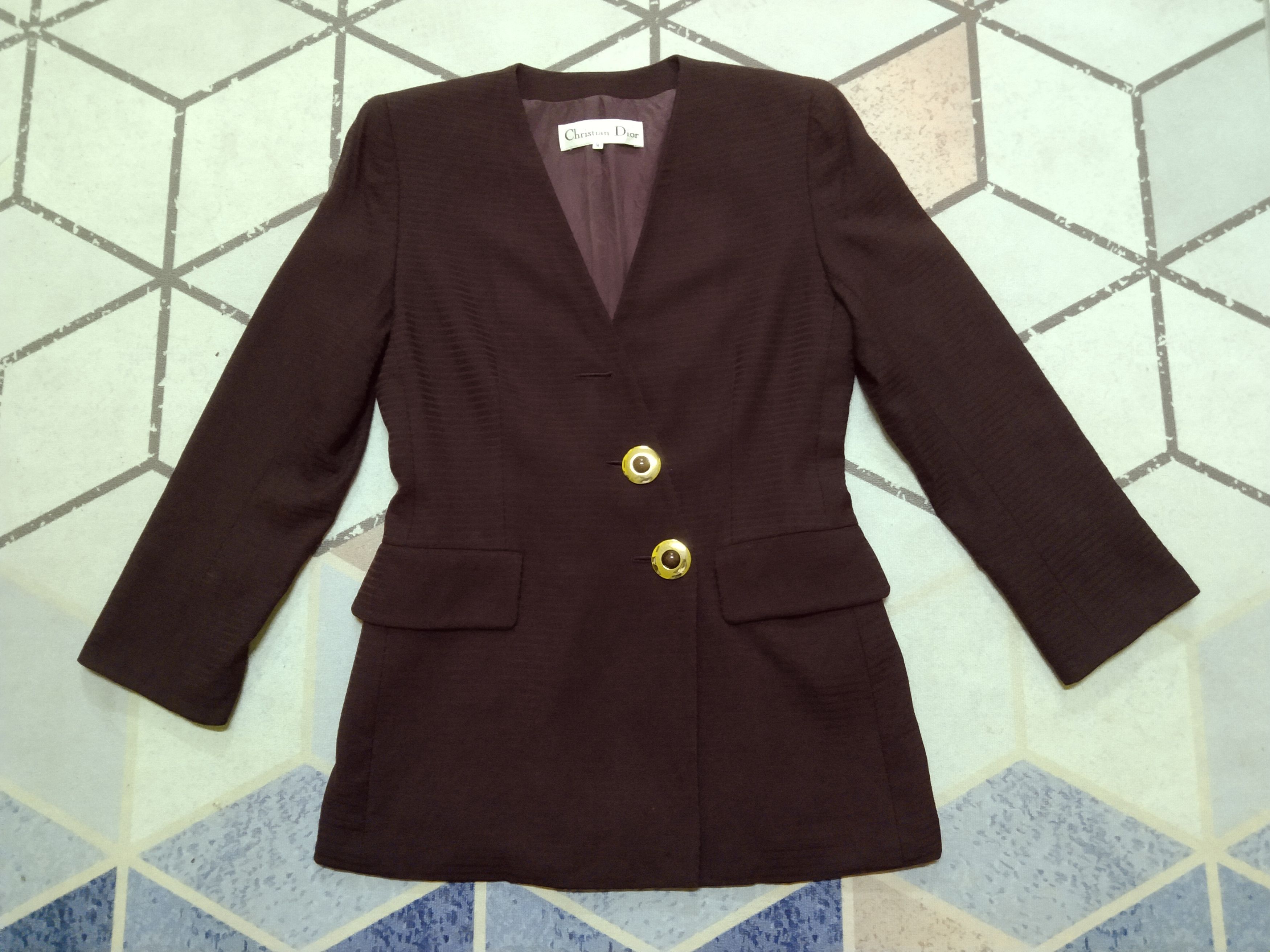 Christian Dior Monsieur Vintage Christian Dior Women Blazer Size M / US 6-8 / IT 42-44 - 3 Thumbnail