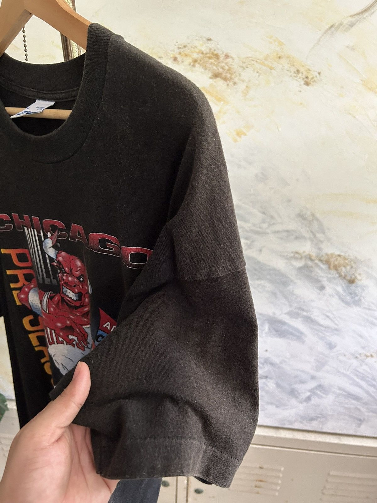 NBA Vintage Chicago Oversize Tshirt Size US XL / EU 56 / 4 - 13 Thumbnail