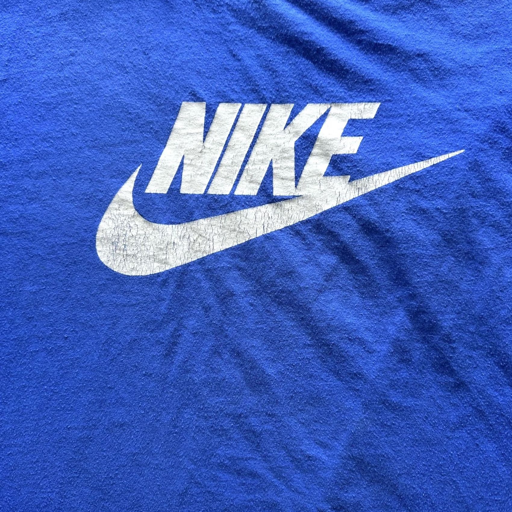 Nike Nike Shirt Mens XL Blue Big Swoosh Logo Graphic Tee The Nike Tee Athletic Sports Size US XL / EU 56 / 4 - 2 Thumbnail