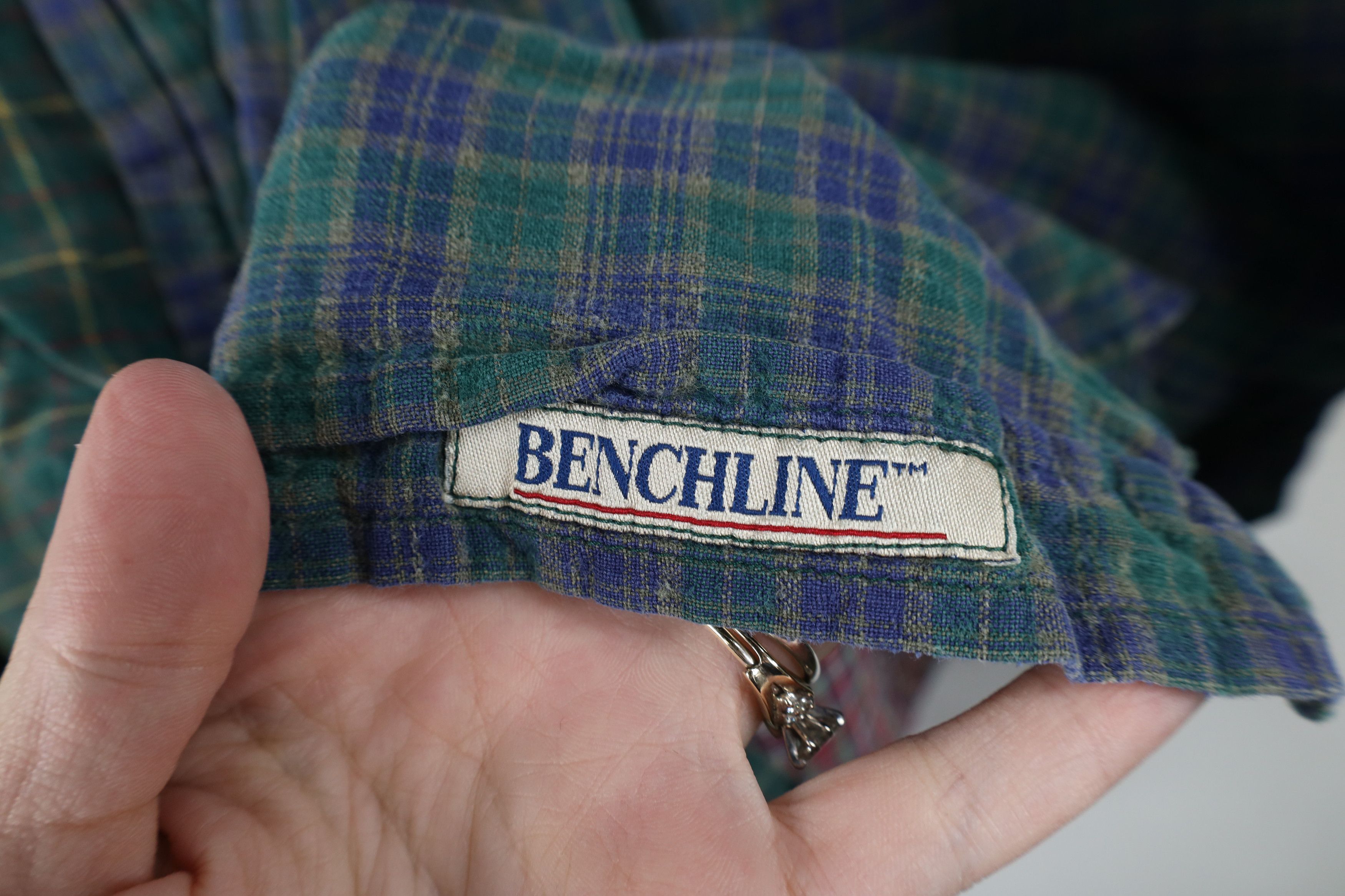 Vintage Vintage 90s Streetwear Cut and Sew Flannel Button Down Shirt Size US M / EU 48-50 / 2 - 4 Thumbnail