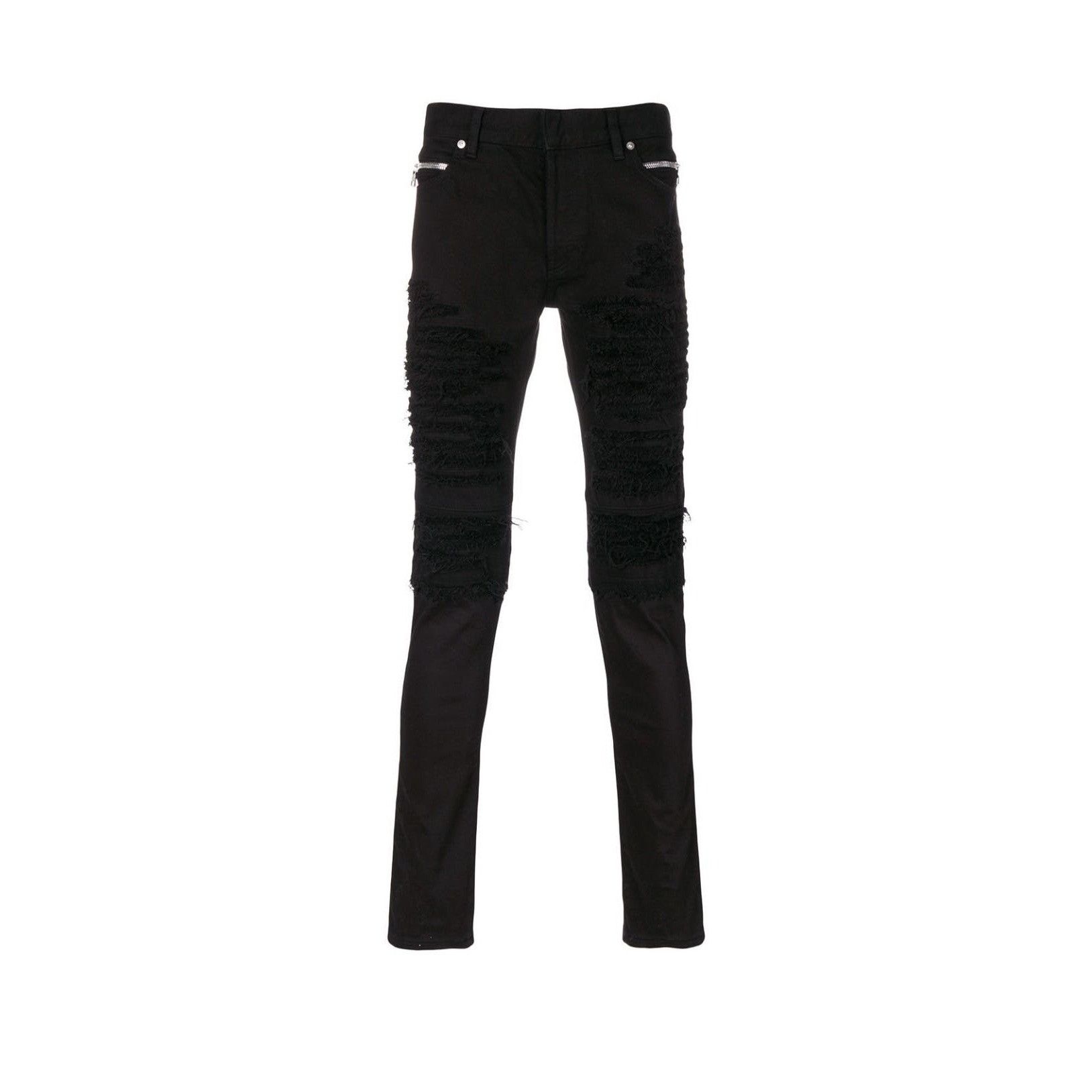 Balmain Balmain Distressed Biker Jeans Size US 32 / EU 48 - 1 Thumbnail