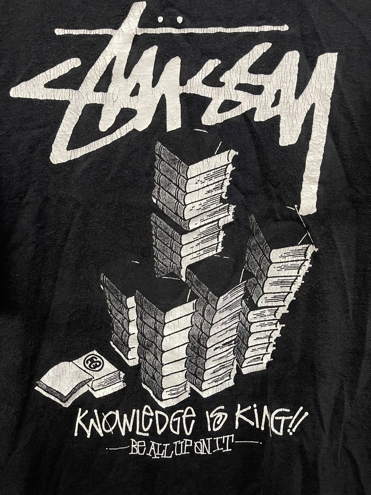 Stussy Vintage Y2K Stussy " Knowledge Is King "🔥🔥🔥 Size US L / EU 52-54 / 3 - 4 Thumbnail